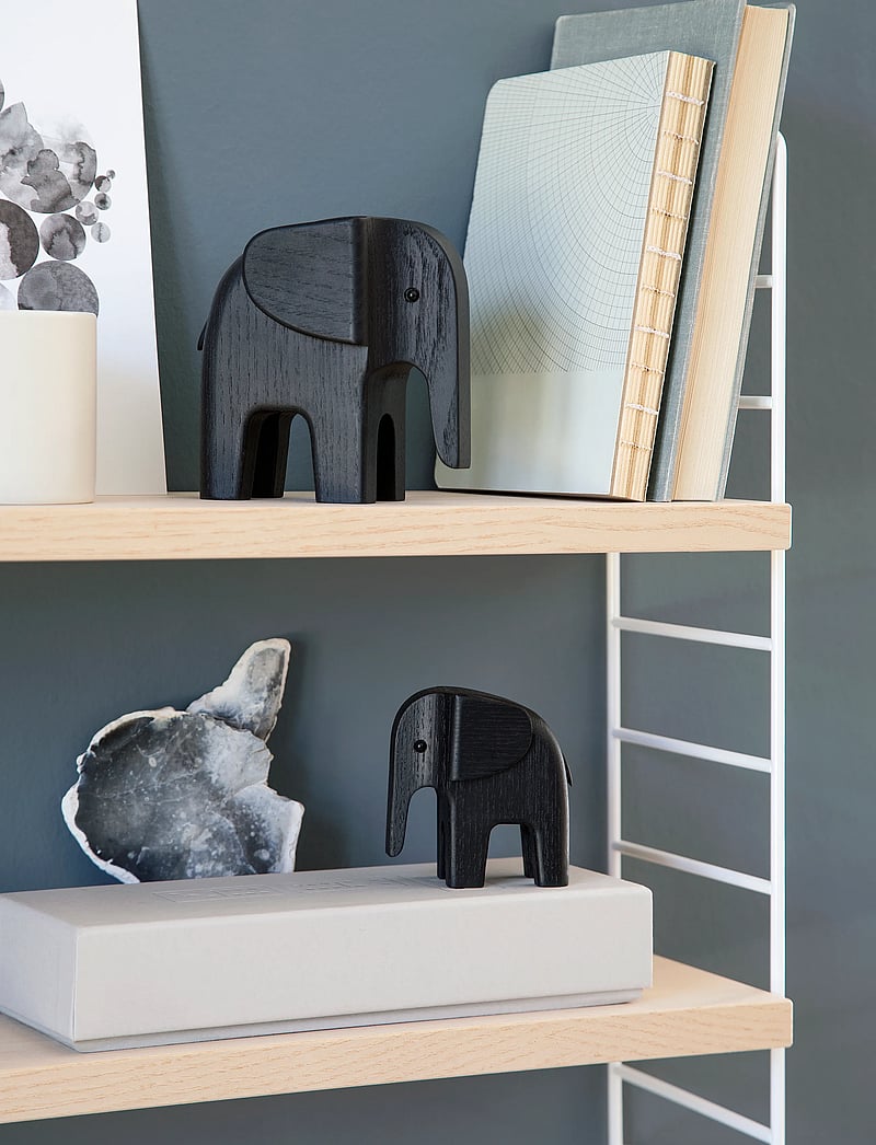 Novoform - Baby elephant - puidust kujud - black stained - 2