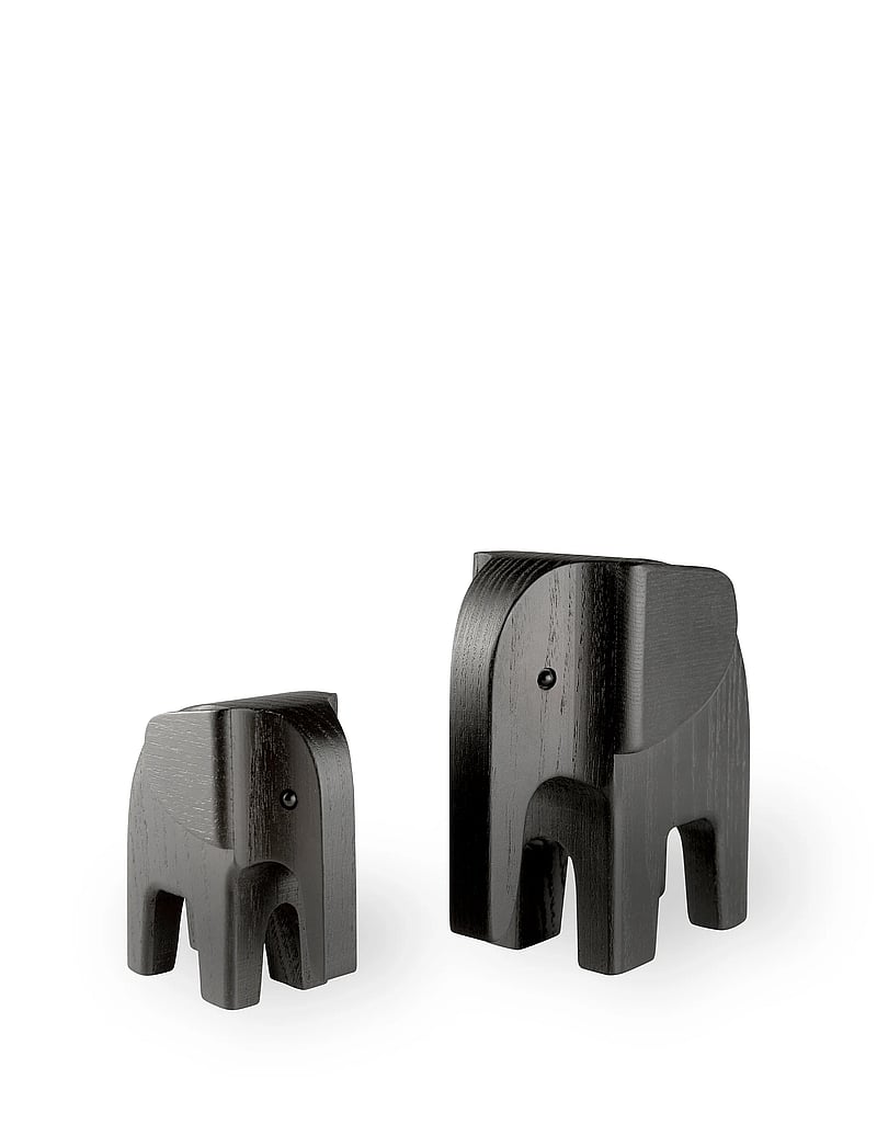 Novoform - Baby elephant - puidust kujud - black stained - 3