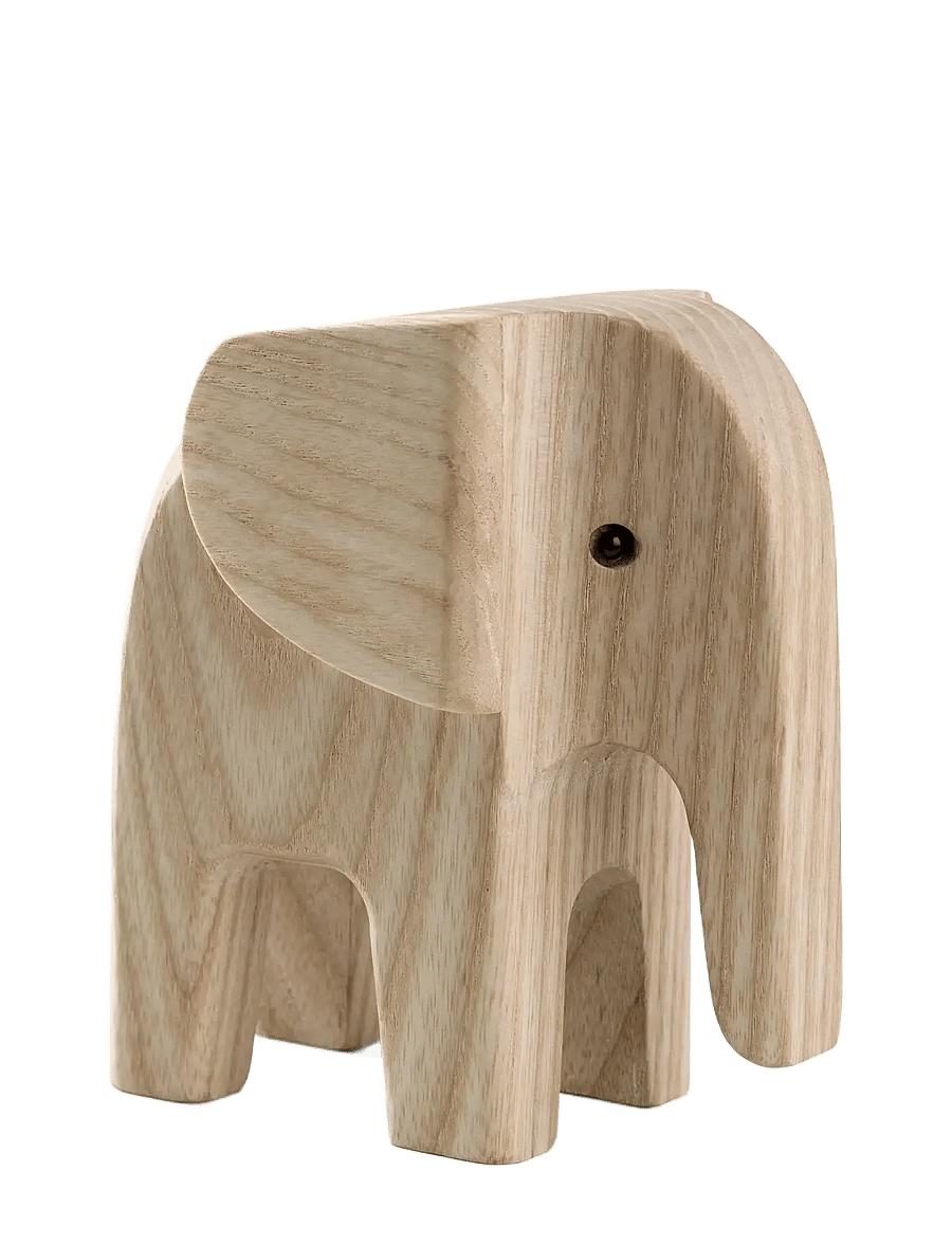 Novoform - Baby elephant - holzfiguren - natural - 1