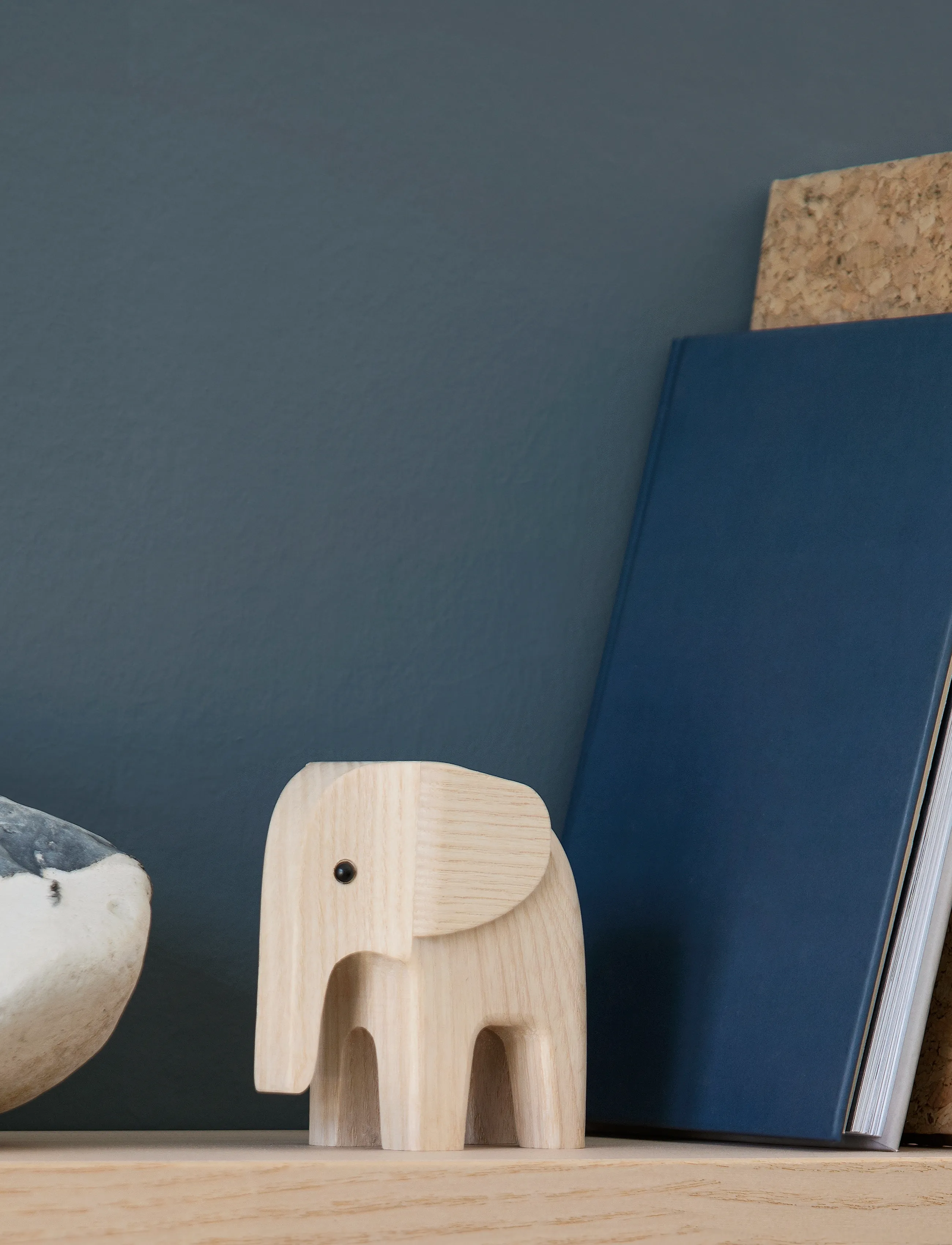Novoform Baby Elephant, 7.7X4X7.5 cm, Decorative Accessories-details, Beige - Wooden Figures, Homeware