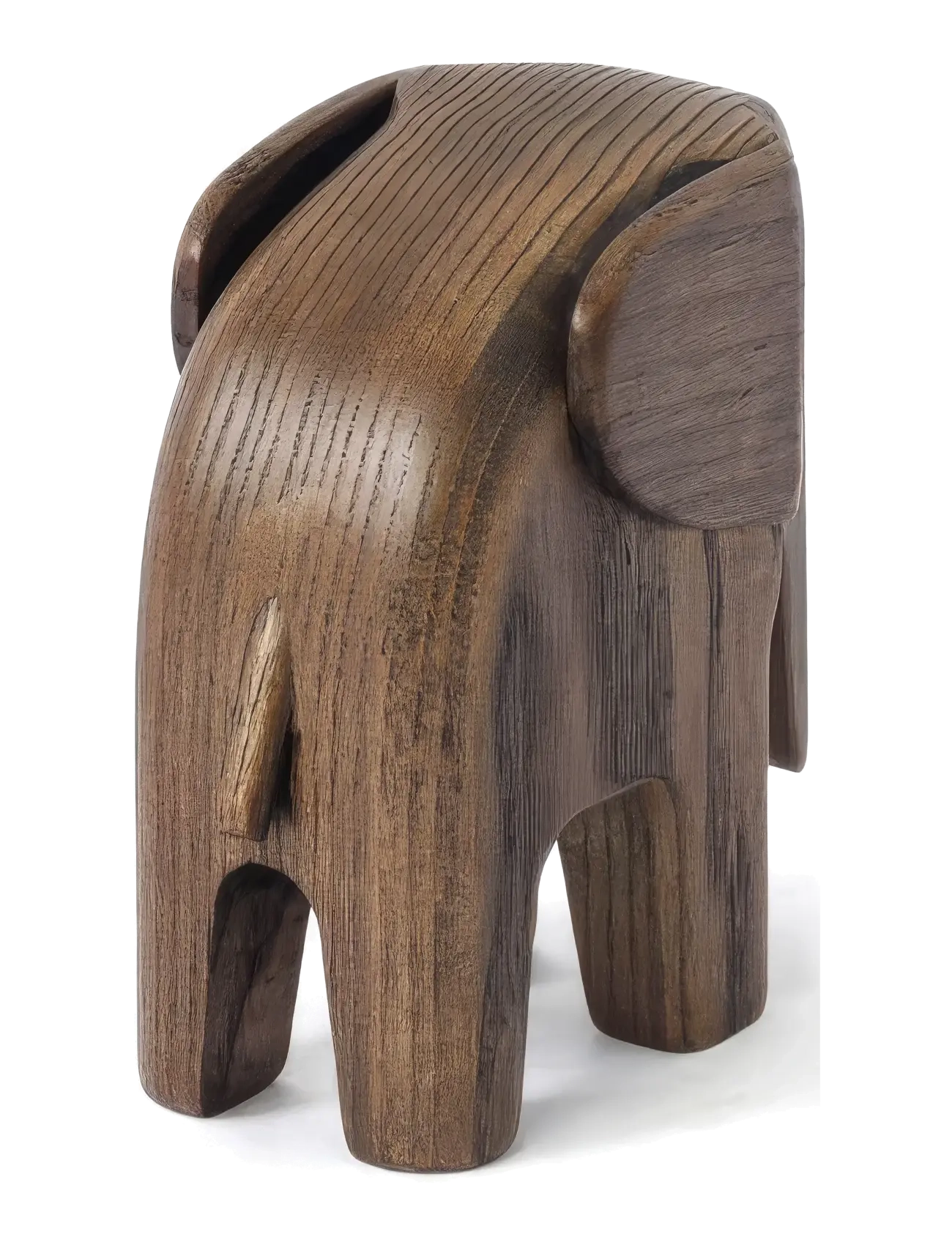 Novoform - Baby elephant - medinės statulėlės - smoke stained - 2