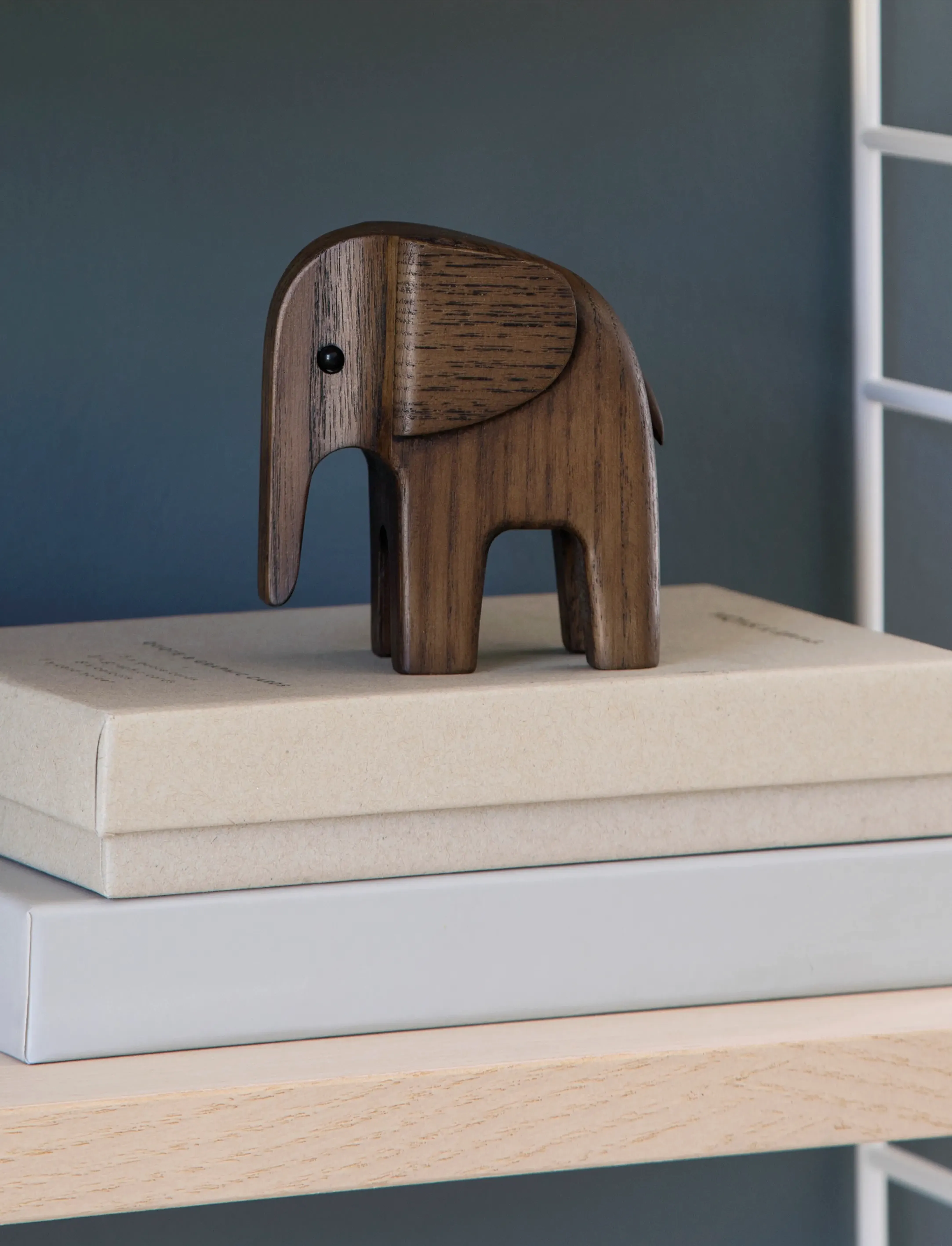 Novoform Baby Elephant, 7.7X4X7.5 cm, Decorative Accessories-details, Braun - Wooden Figures, Homeware