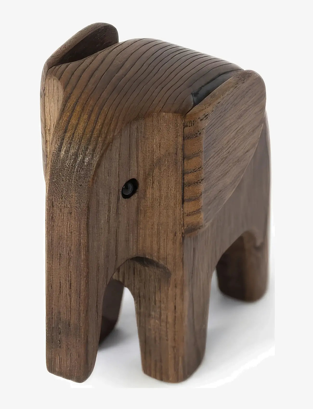 Novoform - Baby elephant - træfigurer - smoke stained - 3
