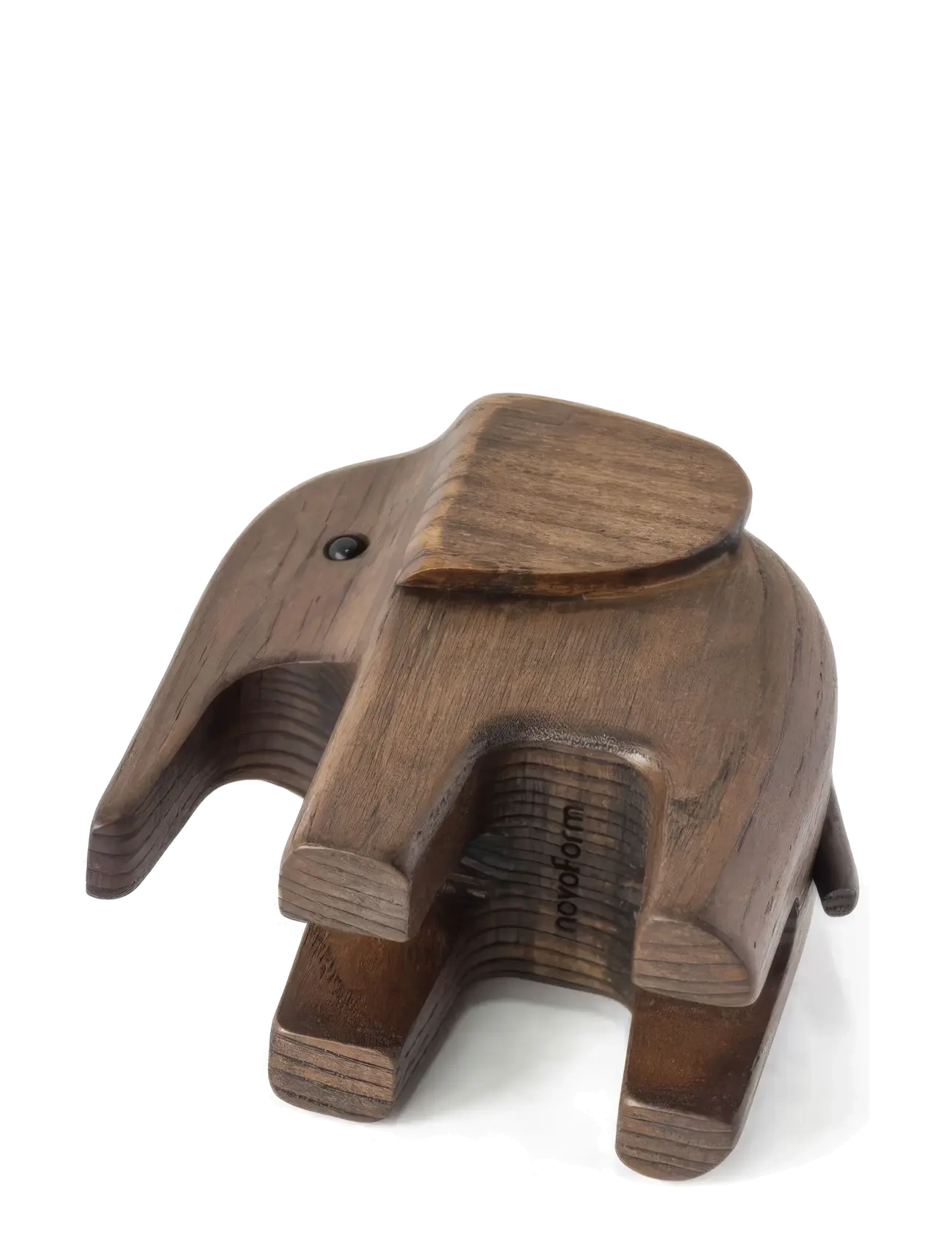 Novoform - Baby elephant - medinės statulėlės - smoke stained - 4