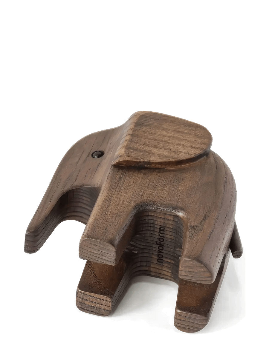 Novoform - Baby elephant - puidust kujud - smoke stained - 4