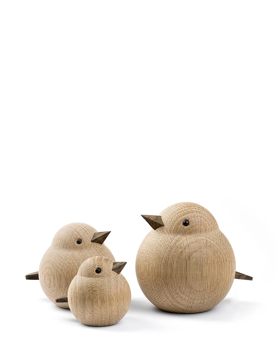 Novoform - Baby Sparrow - puidust kujud - natural - 2