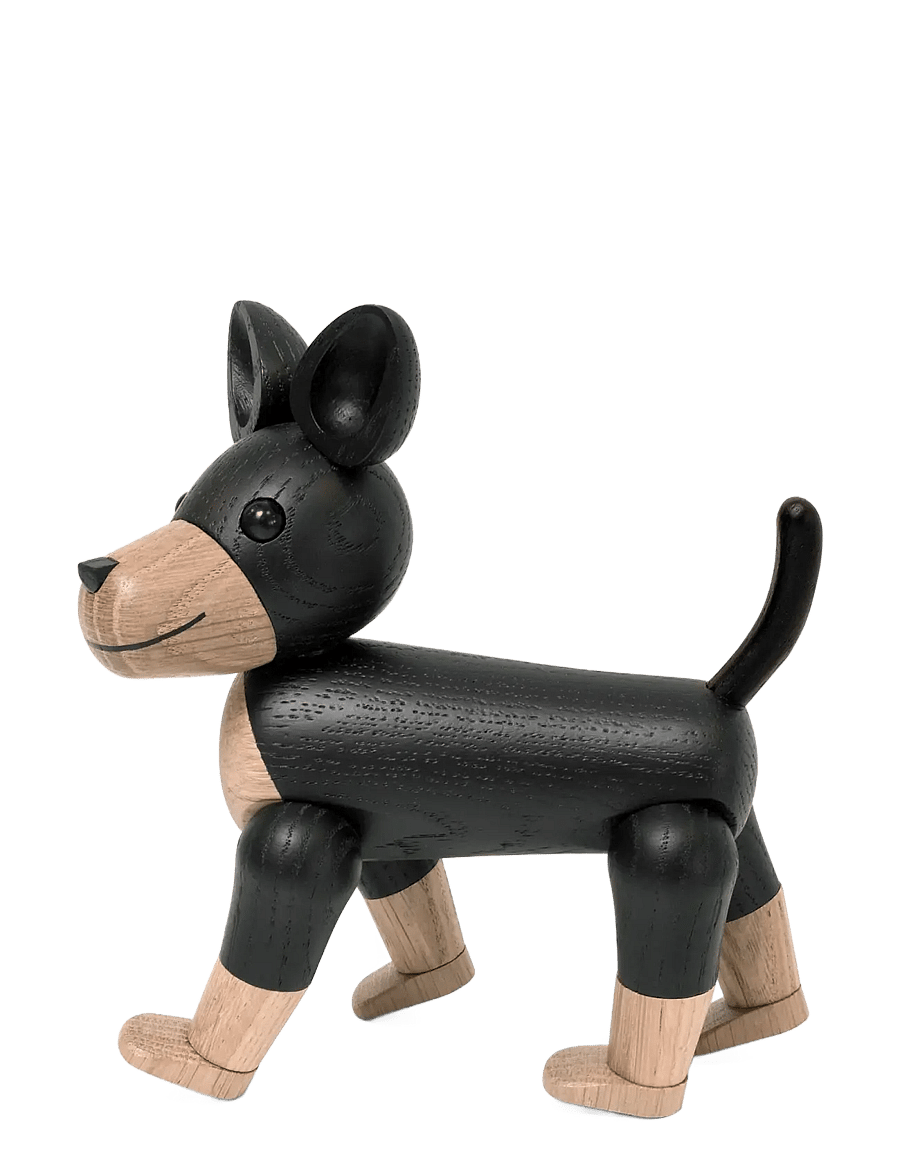 Novoform - Charlie the dog - nach preis einkaufen - black stained and natural - 1