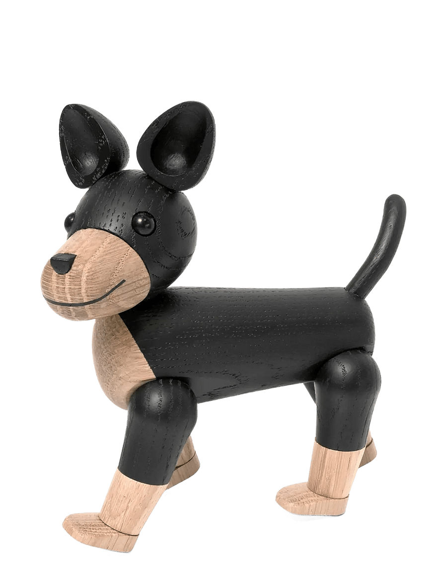 Novoform - Charlie the dog - nach preis einkaufen - black stained and natural - 2