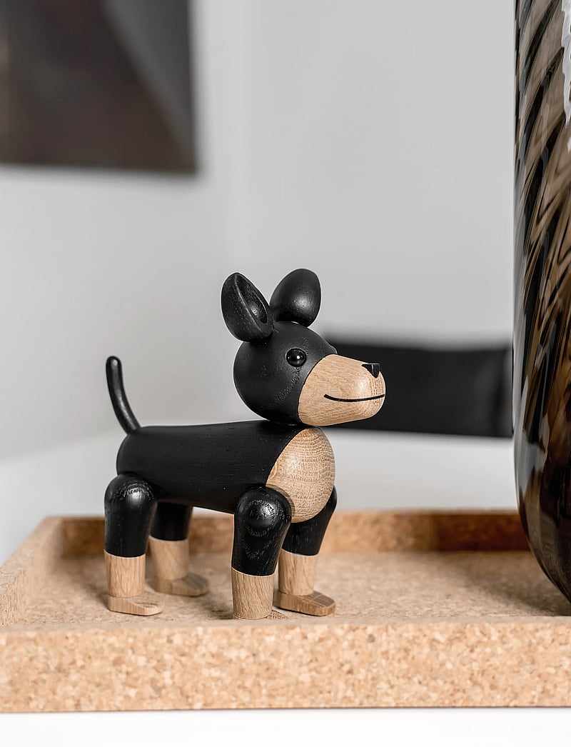 Novoform - Charlie the dog - nach preis einkaufen - black stained and natural - 3