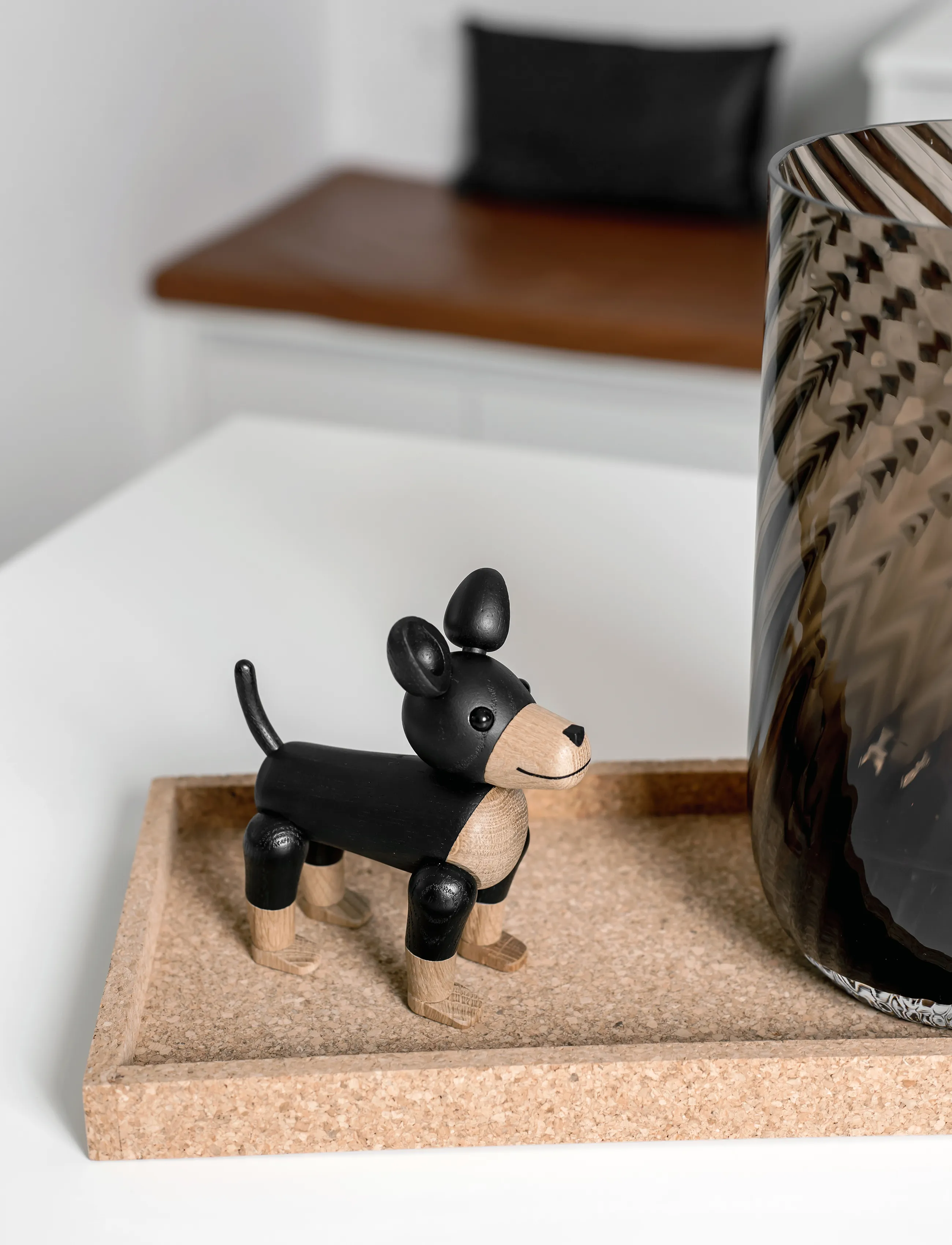 Novoform - Charlie the dog - nach preis einkaufen - black stained and natural - 4