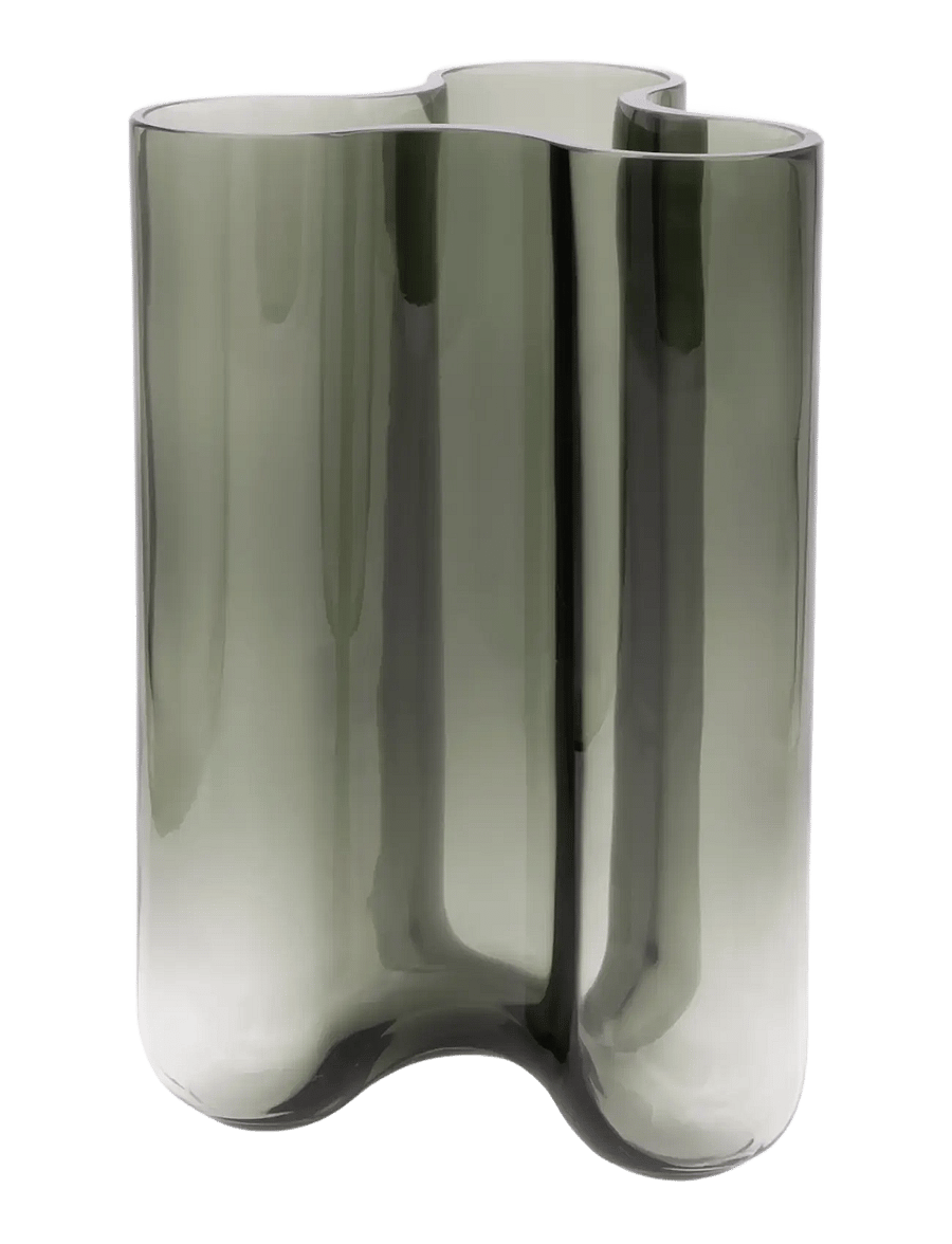 Novoform - Clover vase - vasen - smoky green - 1