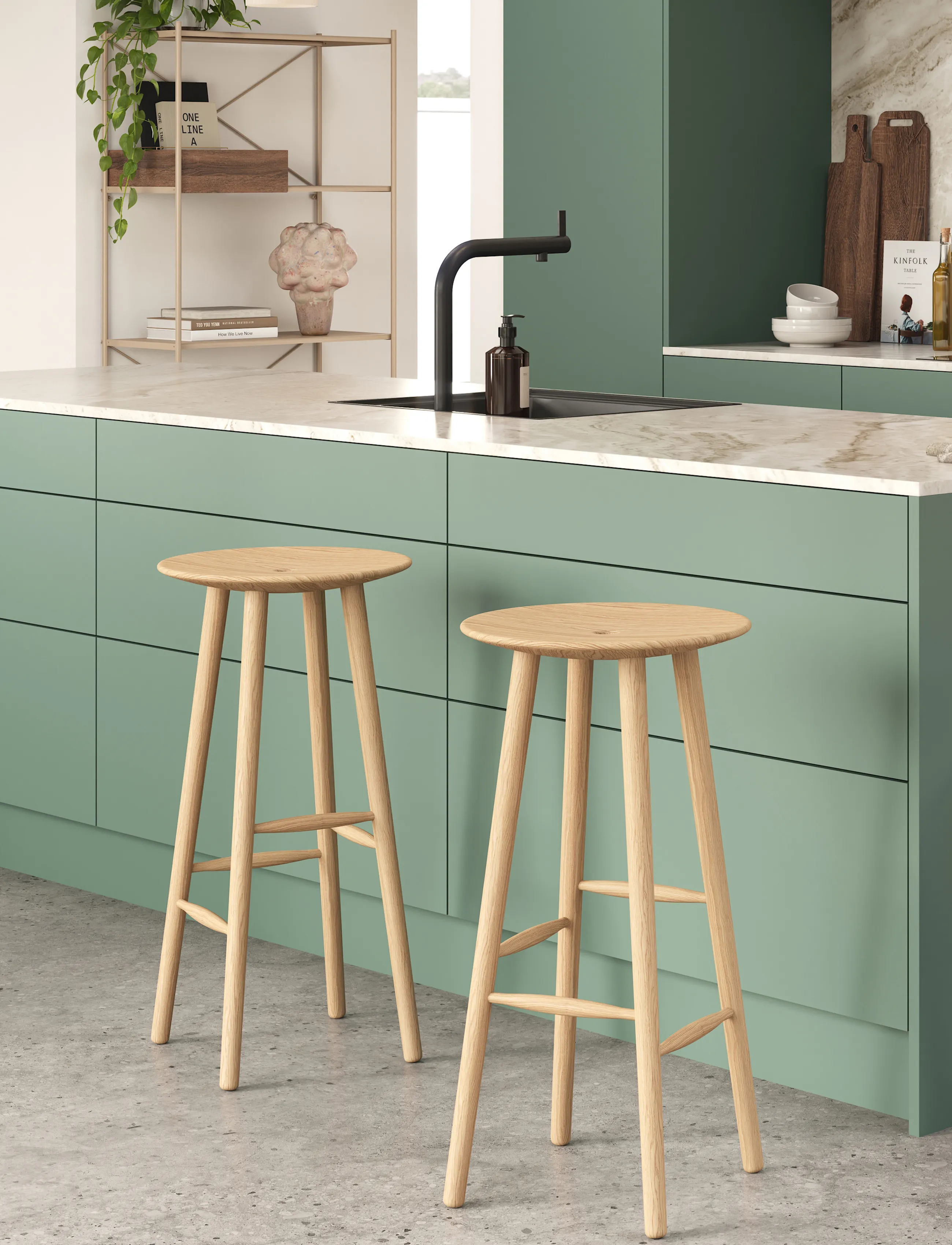 Novoform Divolo Barstool 75Cm, One Size, Chairs & Stools, Braun - Barstools, Homeware