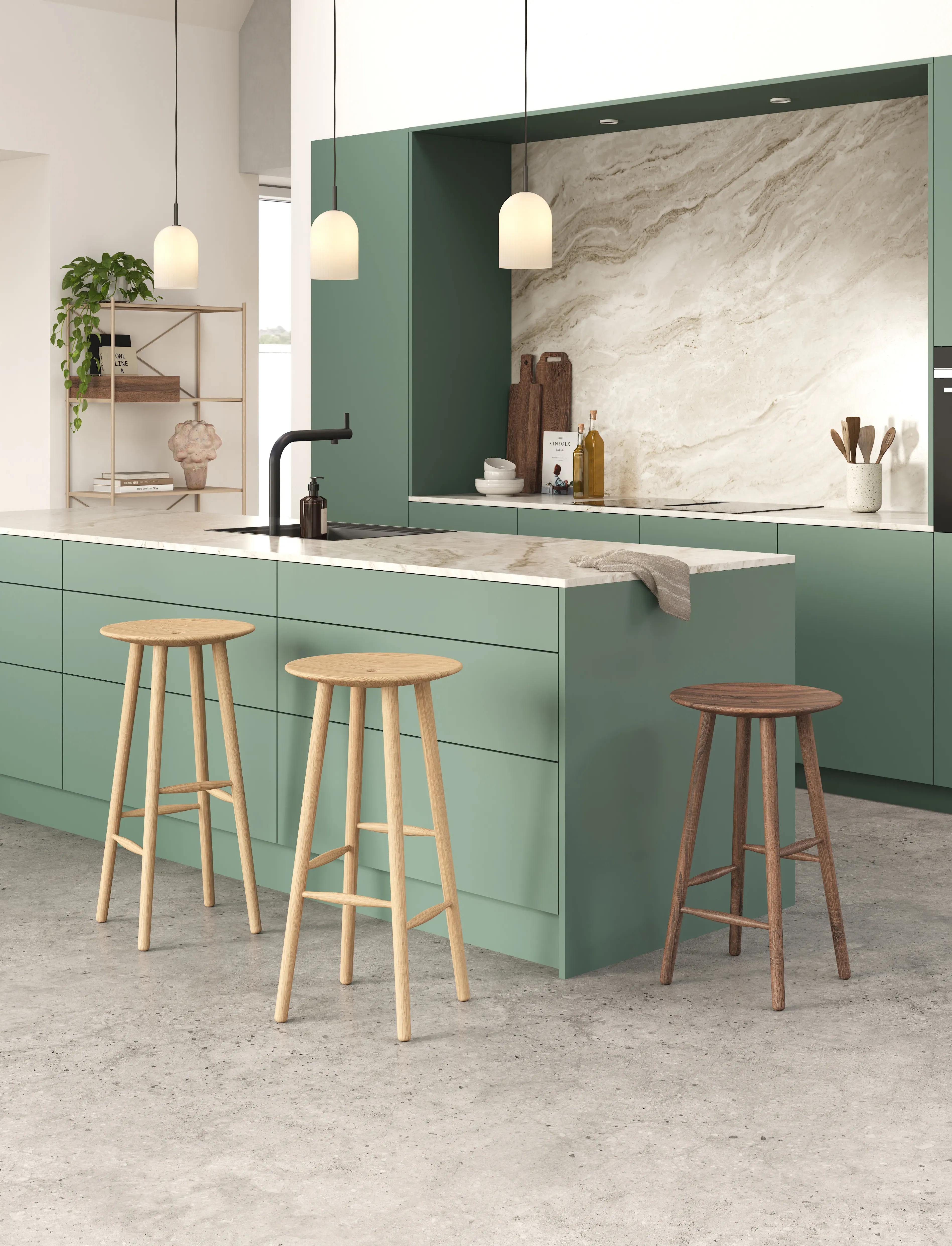 Novoform - Divolo barstool 75cm - chairs & stools - natural - 3