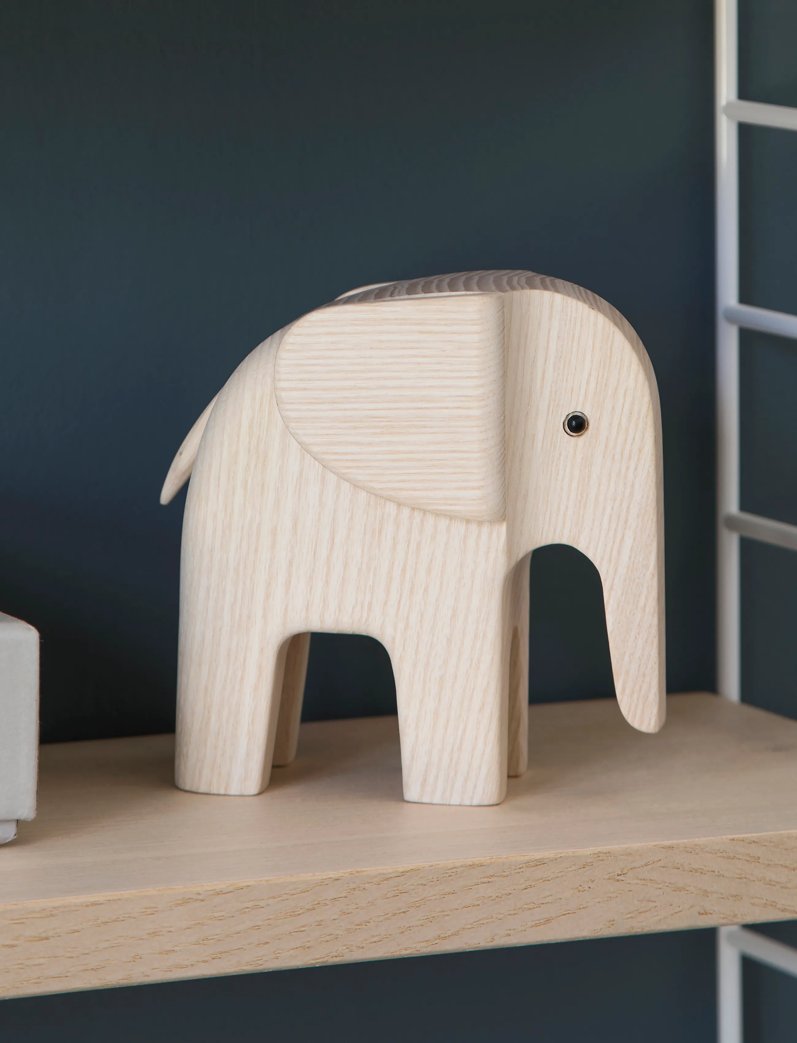 Novoform Elephant, 11X5.8X11 cm, Decorative Accessories-details, Beige - Wooden Figures, Homeware
