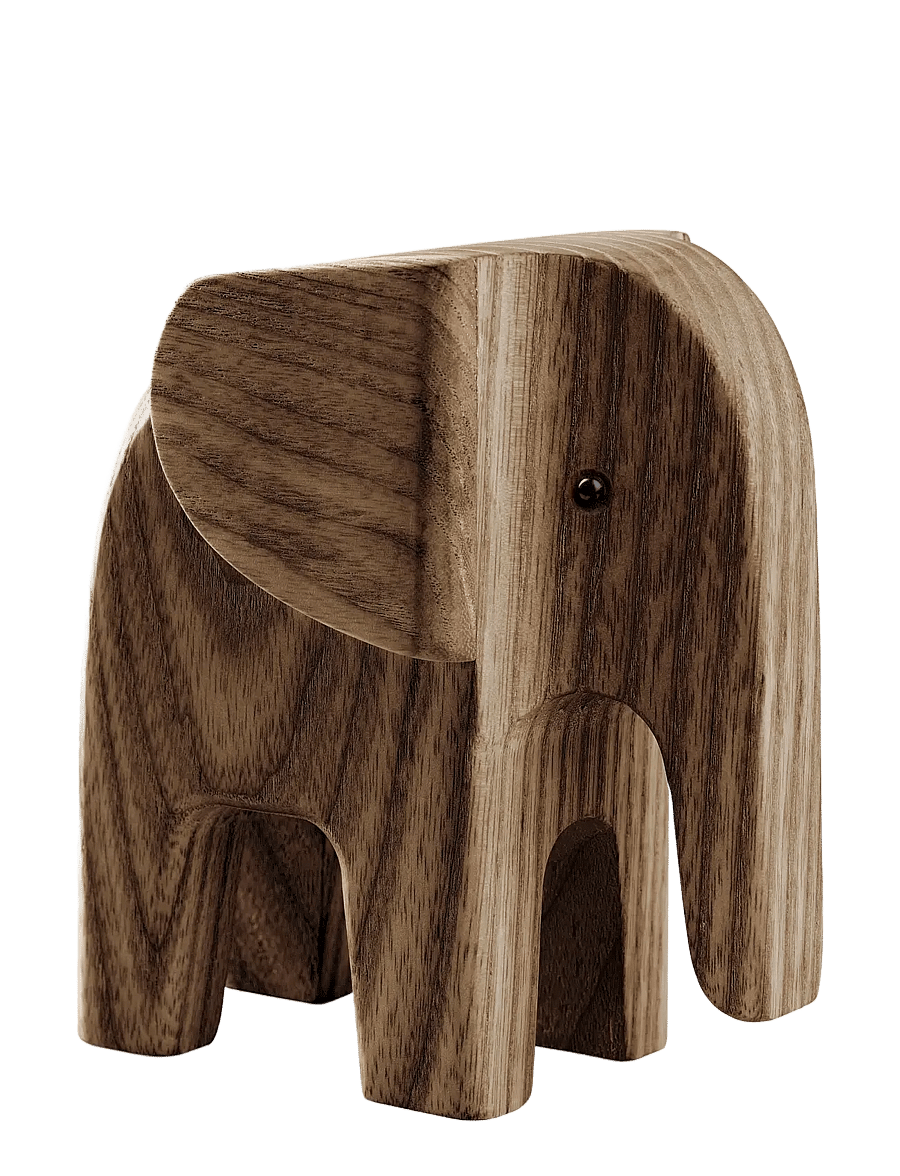 Novoform - Elephant - puust kujukesed - smoke stained - 0
