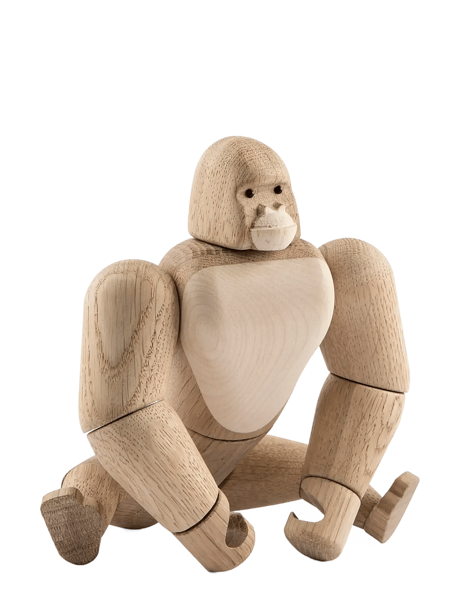 Novoform - Gorilla - holzfiguren - natural - 1