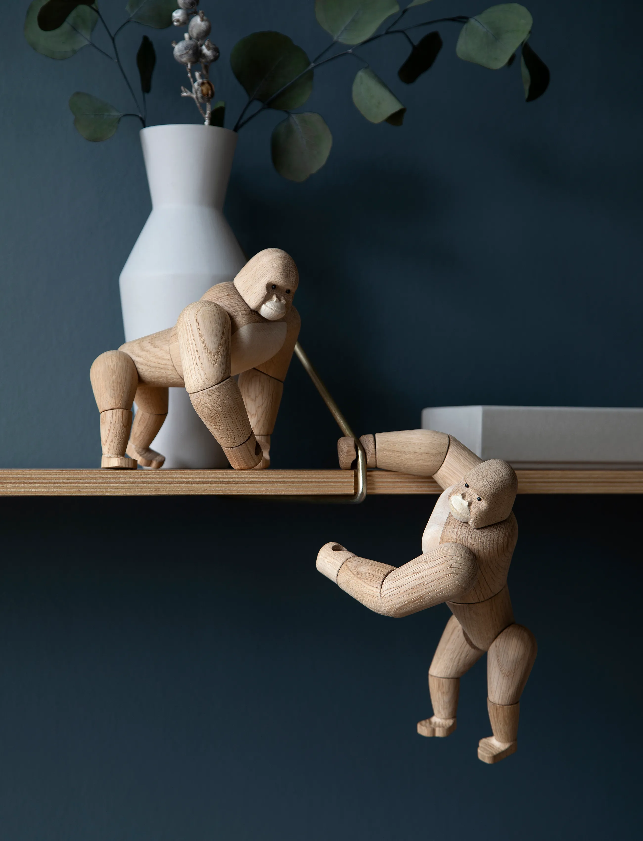Novoform Gorilla, 16X12X14 cm, Beige, Dekorativt Tilbehør-Detaljer > Træfigurer, Unisex