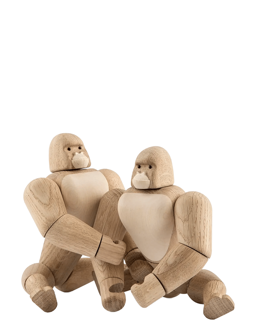 Novoform - Gorilla - holzfiguren - natural - 3
