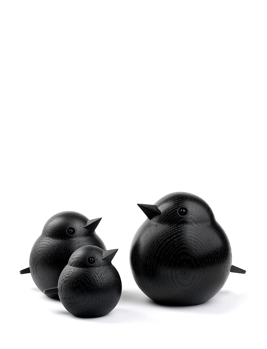 Novoform - Mama Sparrow - holzfiguren - black stained - 2