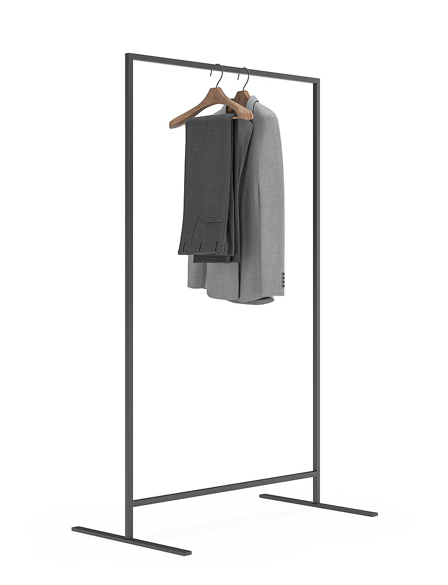 Novoform - Marco clothes rack 100 cm - kleiderhaken & kleiderbügel - black - 3