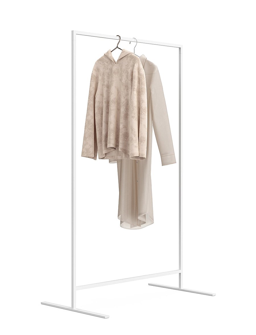 Novoform - Marco clothes rack 100 cm - kleiderhaken & kleiderbügel - white - 4