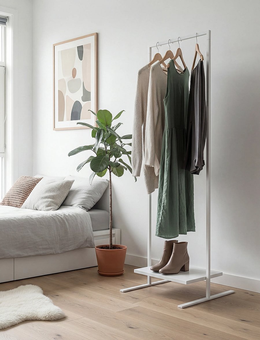Novoform - Marco clothes rack 50 cm - kleiderhaken & kleiderbügel - white - 3