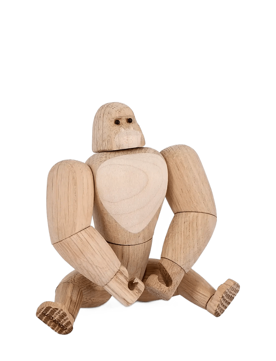Novoform - Mini gorilla - puust kujukesed - natural - 1