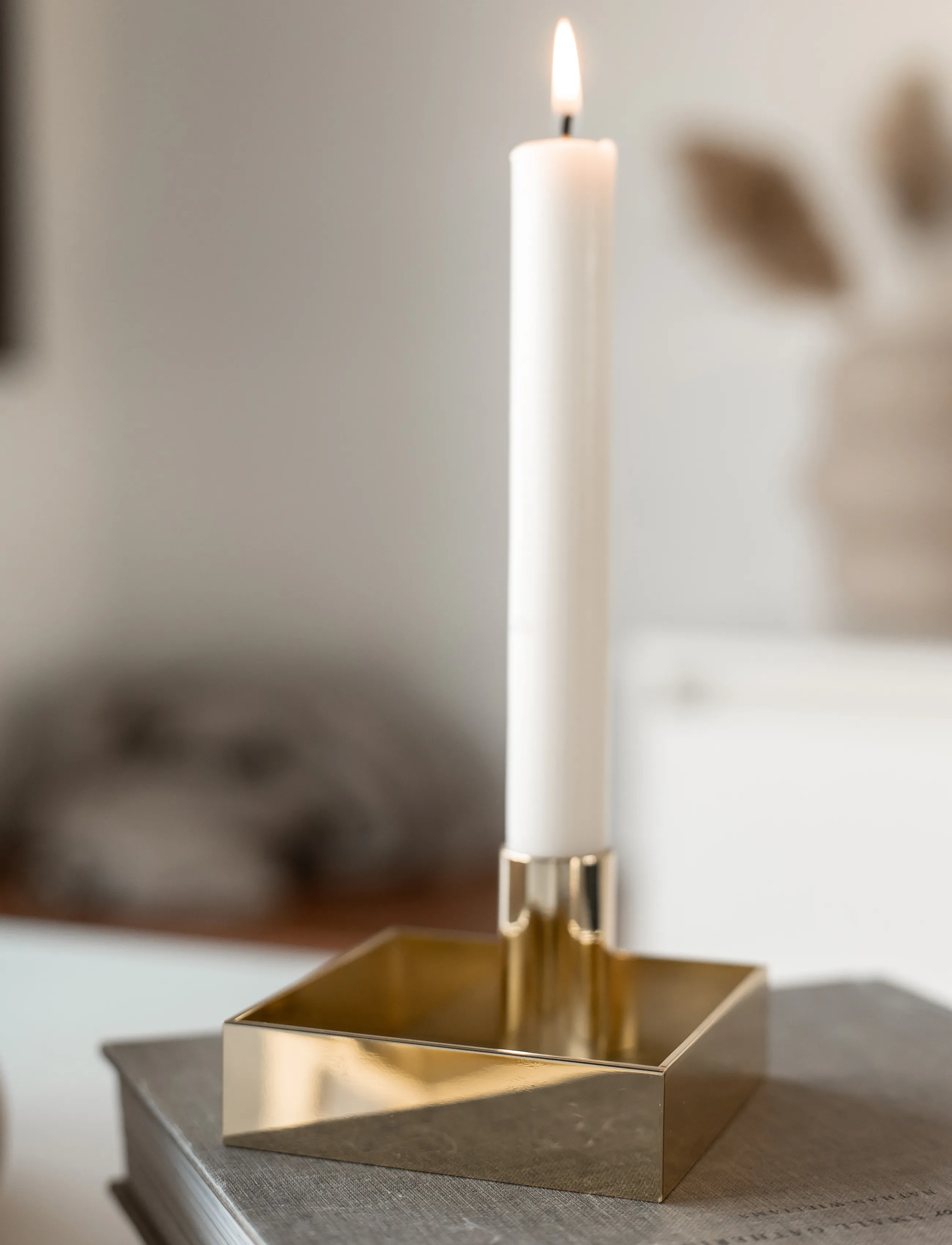 Novoform - EDGE candle holder - brass - 0