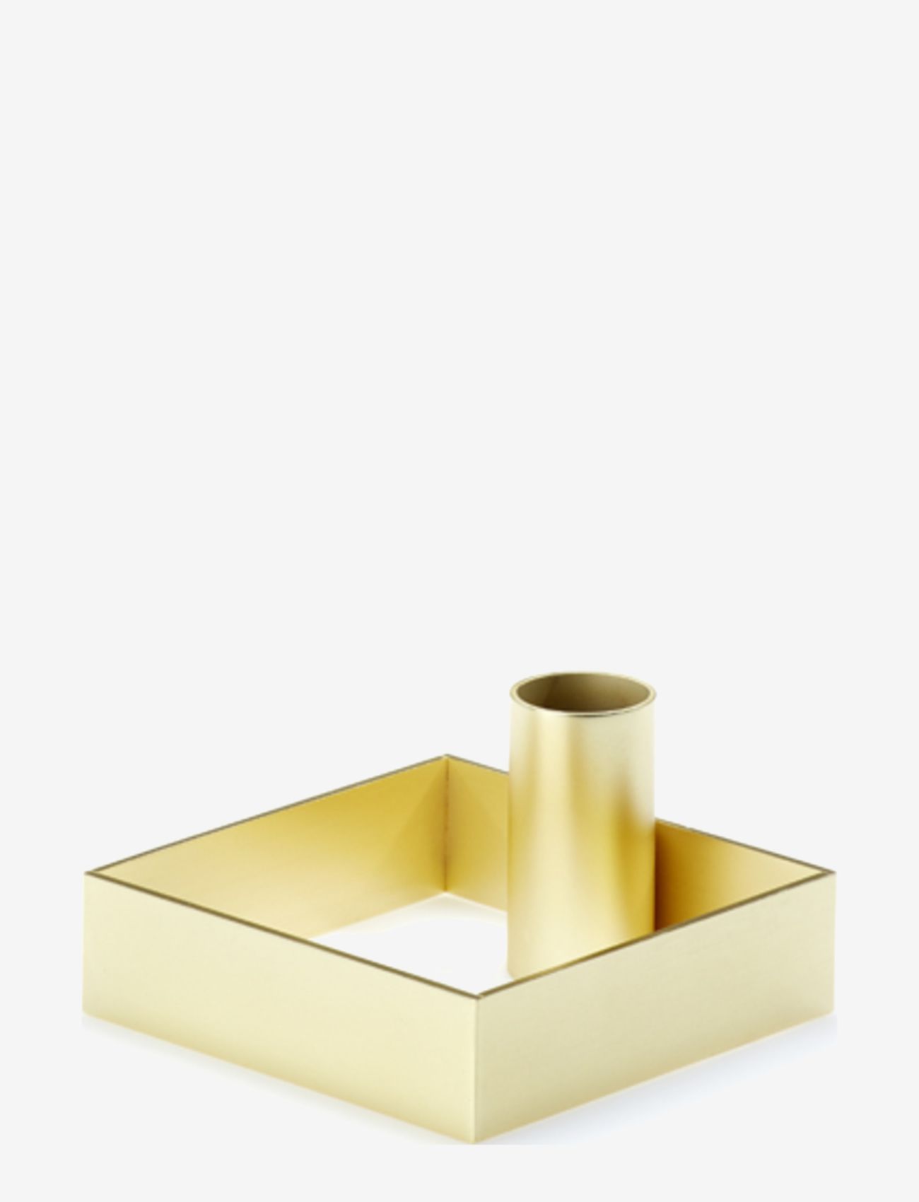 Novoform EDGE candle holder - Christmas gifts - BRASS / gold