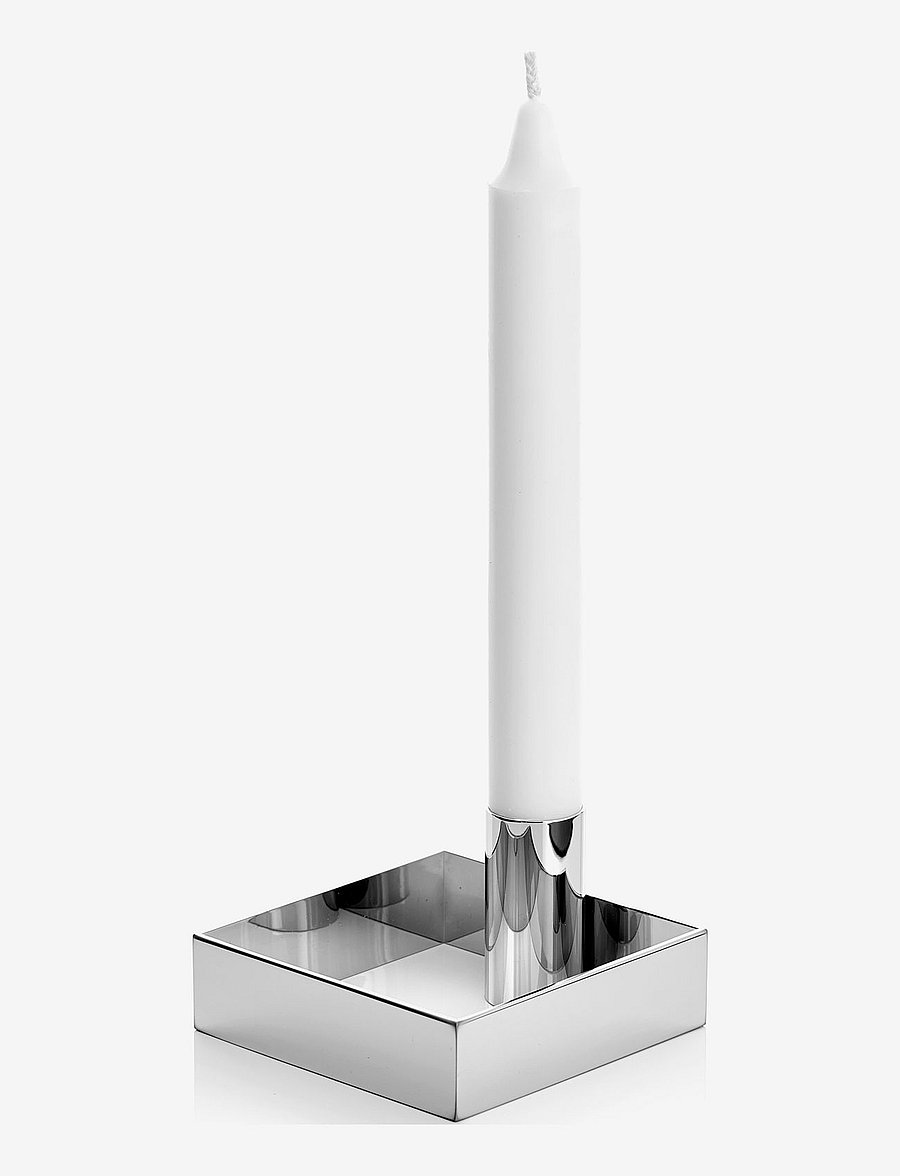 Novoform - EDGE candle holder - kerzenständer - chrome - 0