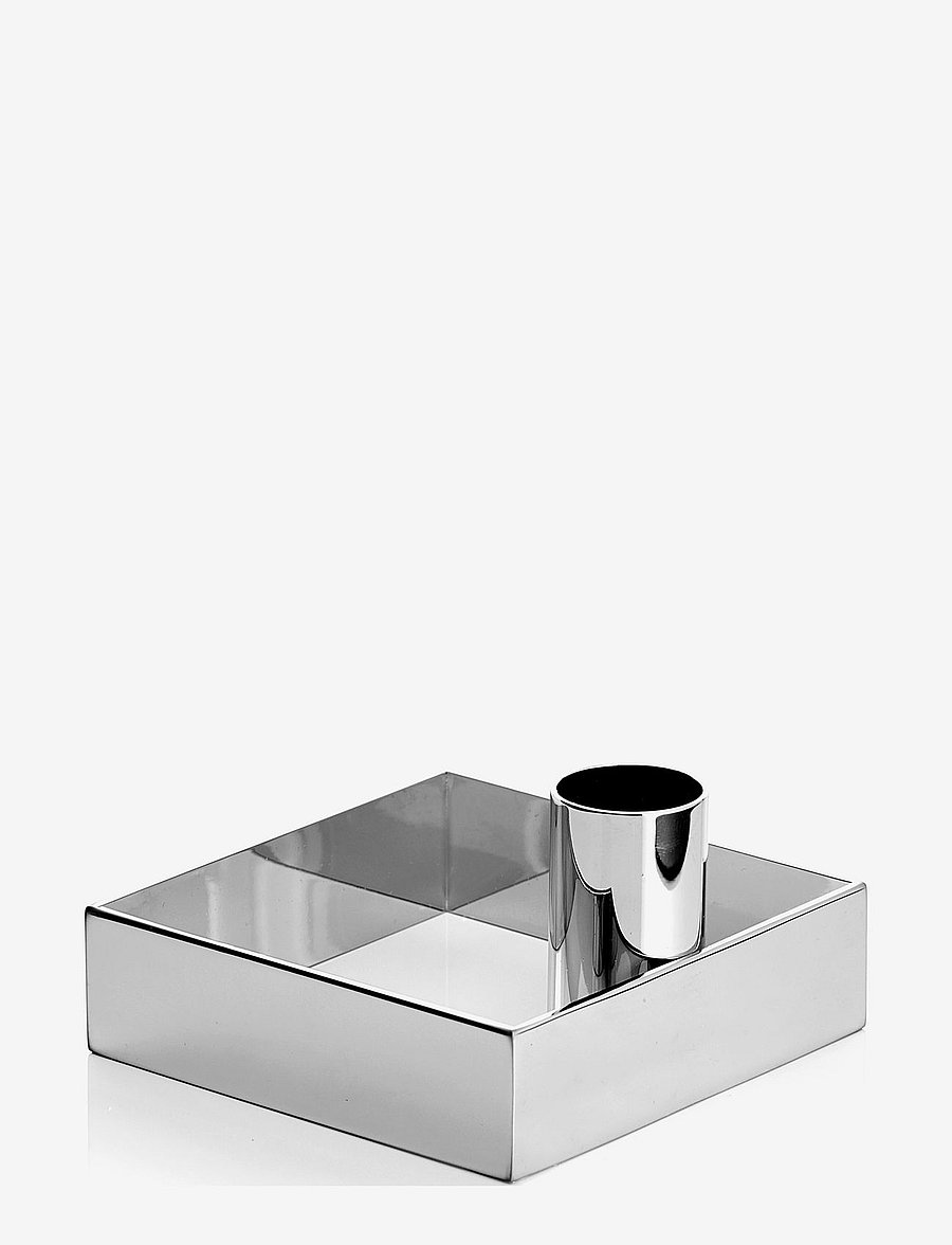 Novoform - EDGE candle holder - kerzenständer - chrome - 1