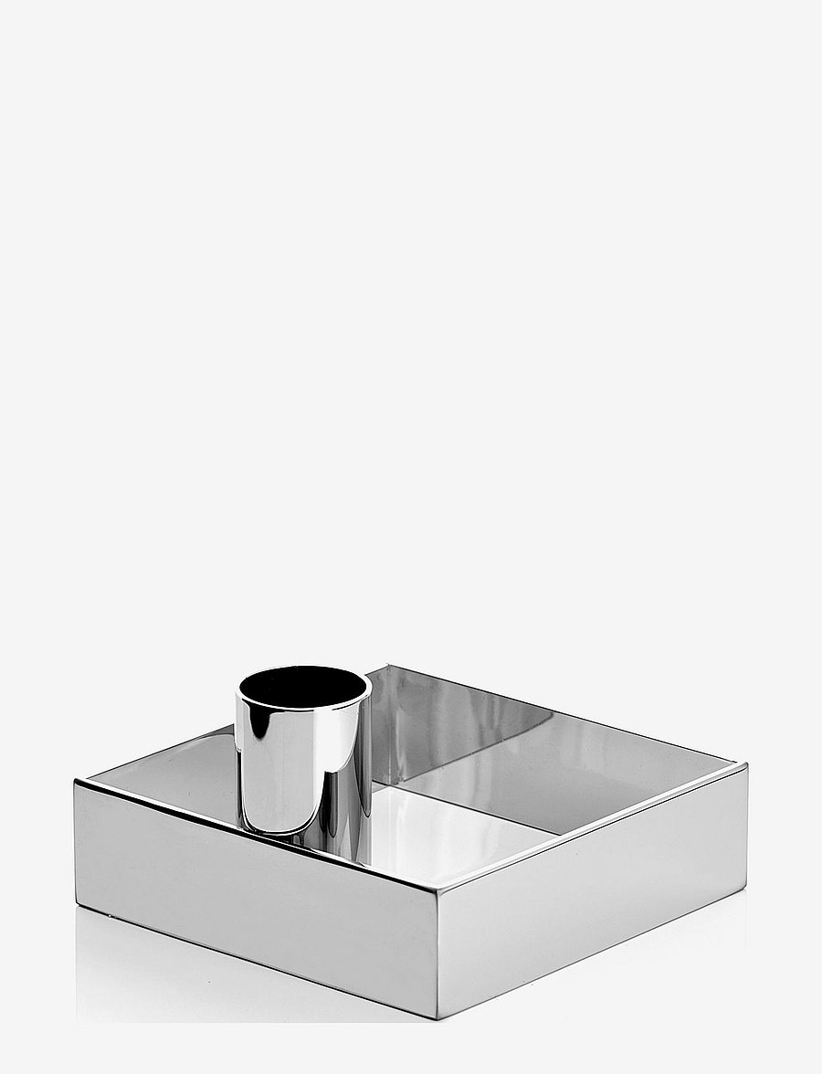 Novoform - EDGE candle holder - kerzenständer - chrome - 2