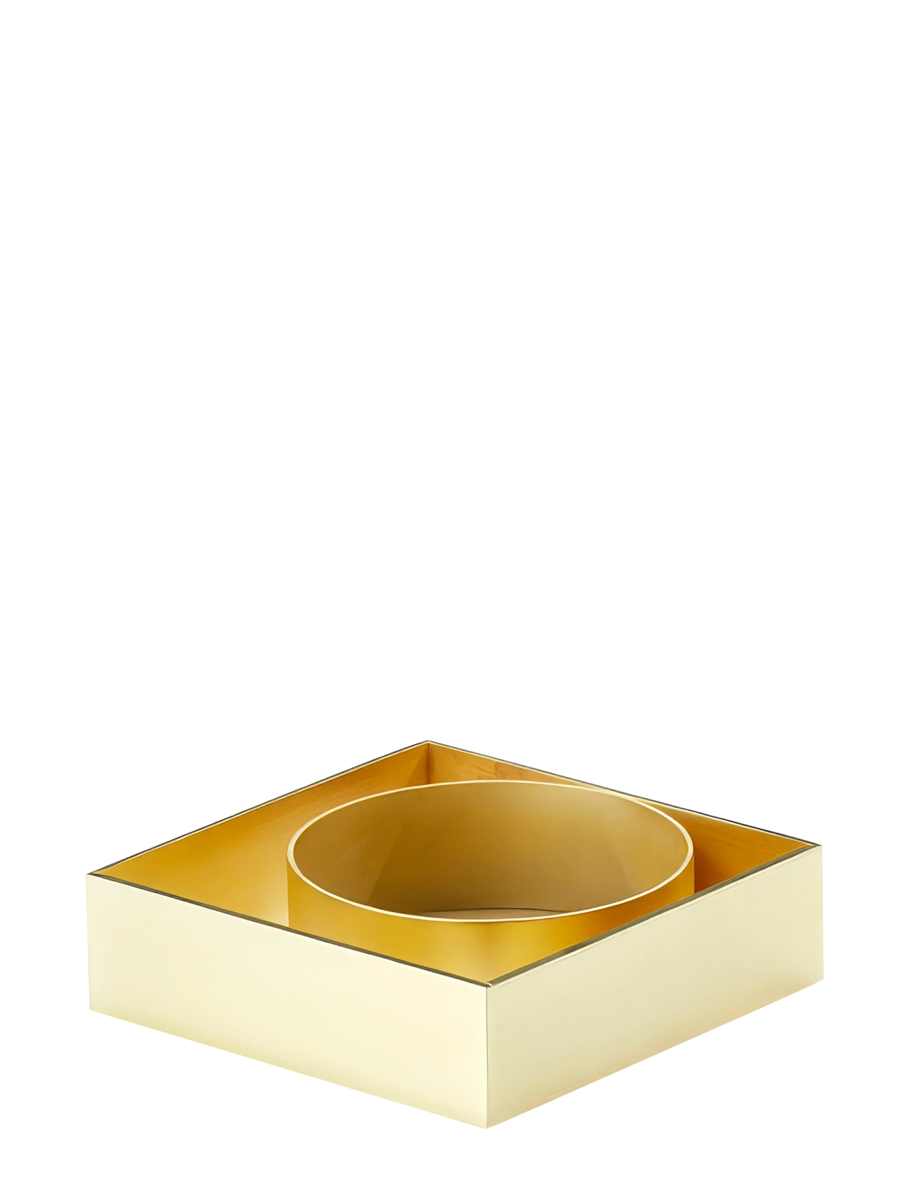 Novoform EDGE BLOCK candle holder - Gifts - BRASS / gold