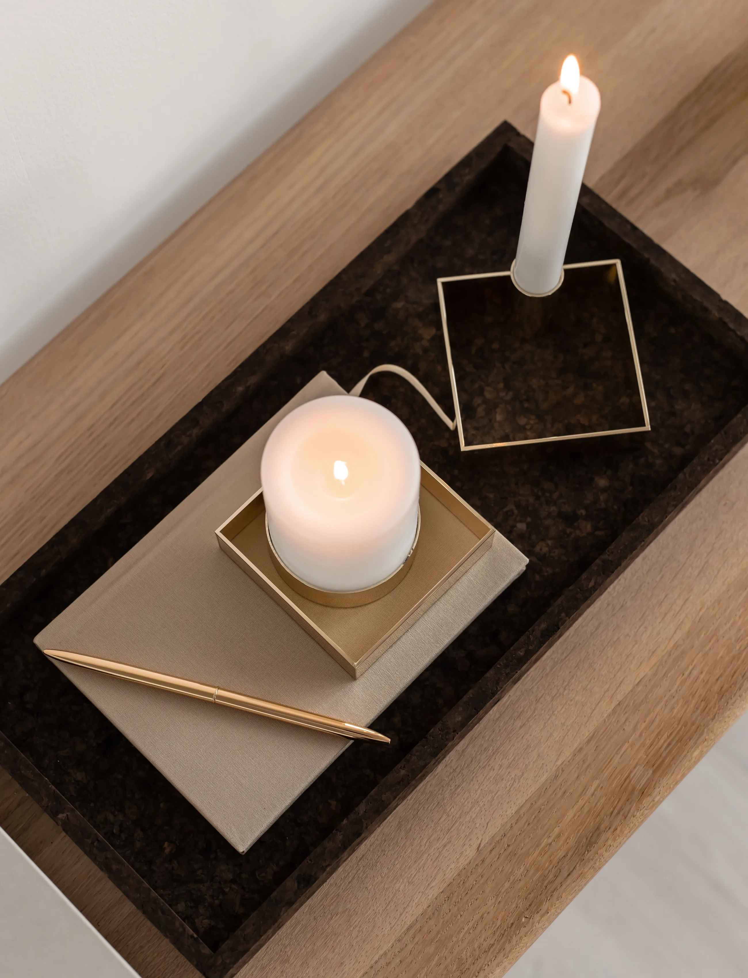 Novoform - CORK TRAY rektangulært korkbrett - home - brown - 3