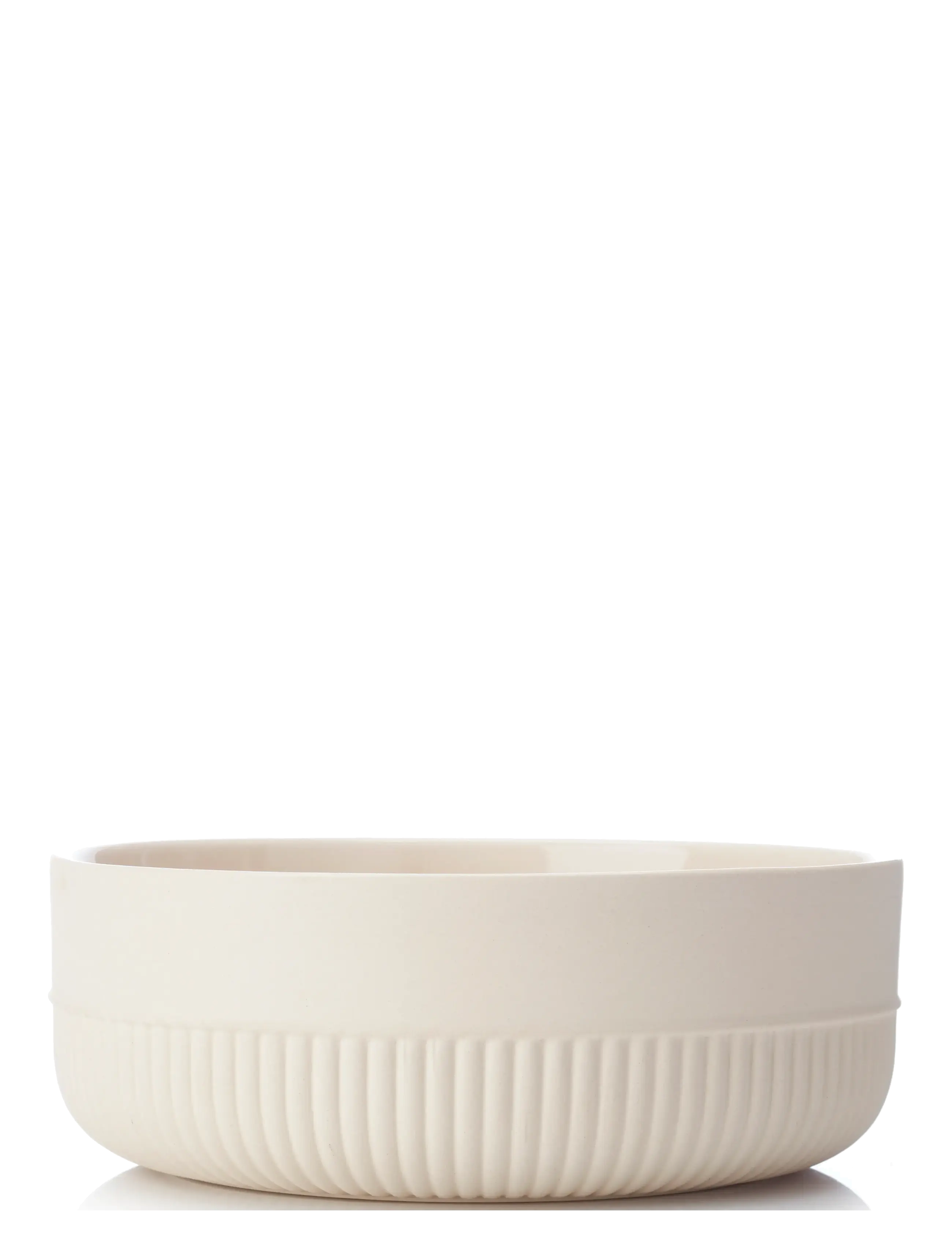 NOVOFORM Root Salad Bowl Cream - H9.4XØ25CM - Unisex