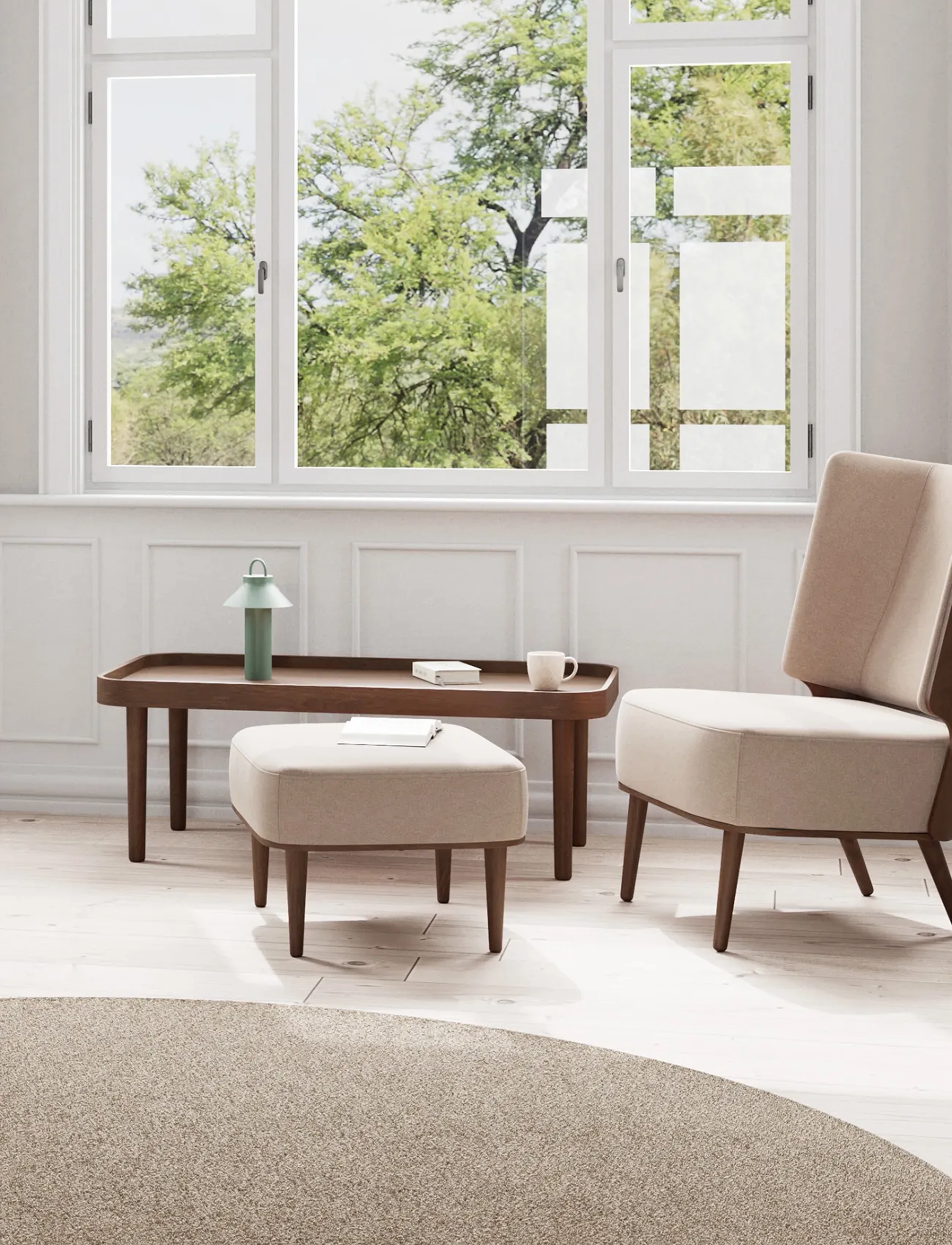 Novoform - Serena coffee table - borde - dark stained oak - 2