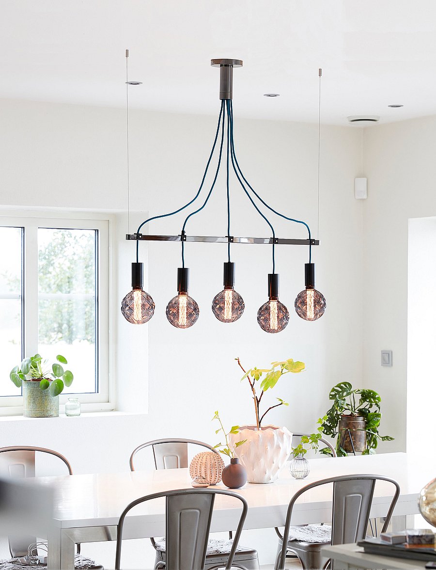 NUD Collection - LED Romb Black - dimmbar - smoked - 3