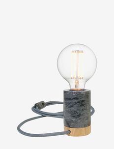 Marble Table Lamp Black, NUD Collection