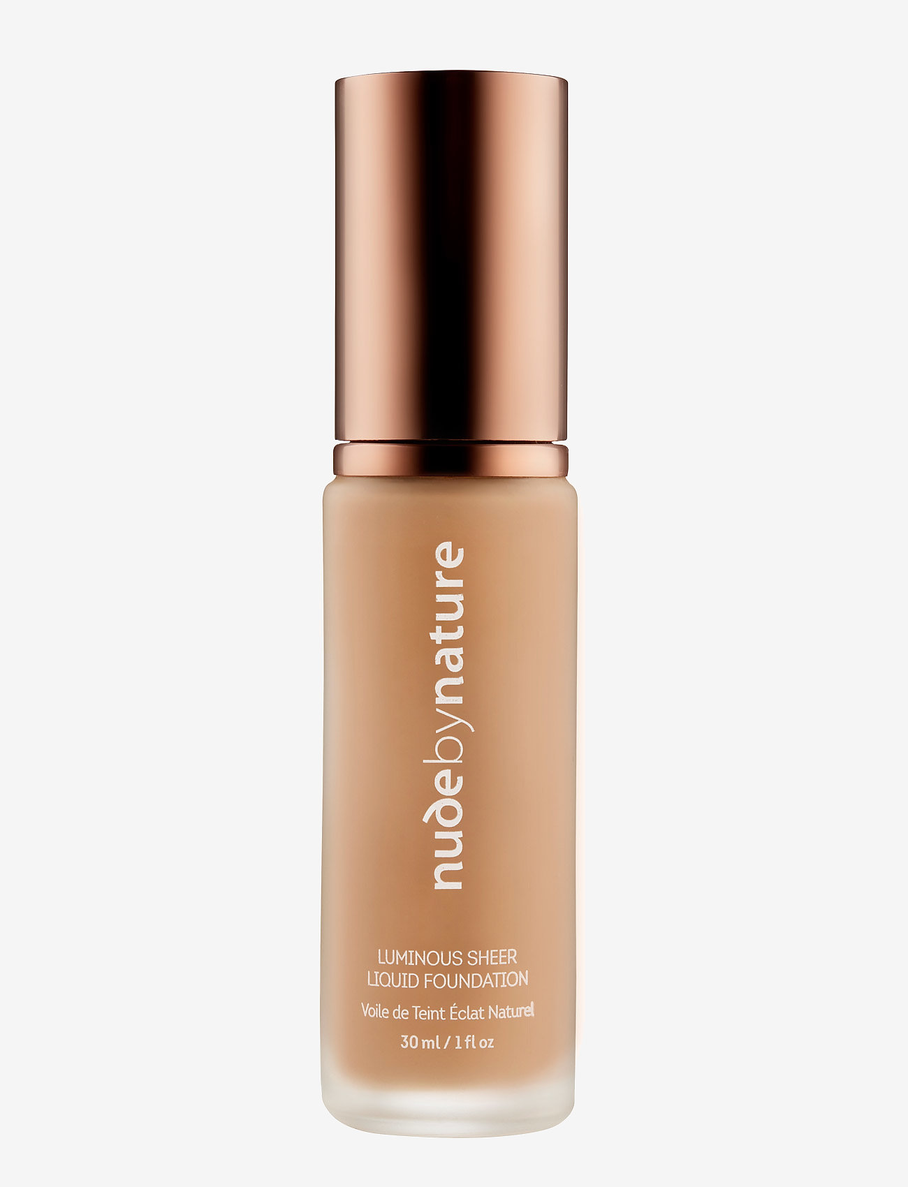 Nude by Nature - LUMINOUS SHEER LIQUID FOUNDATION - smink - w3 natural beige - 0