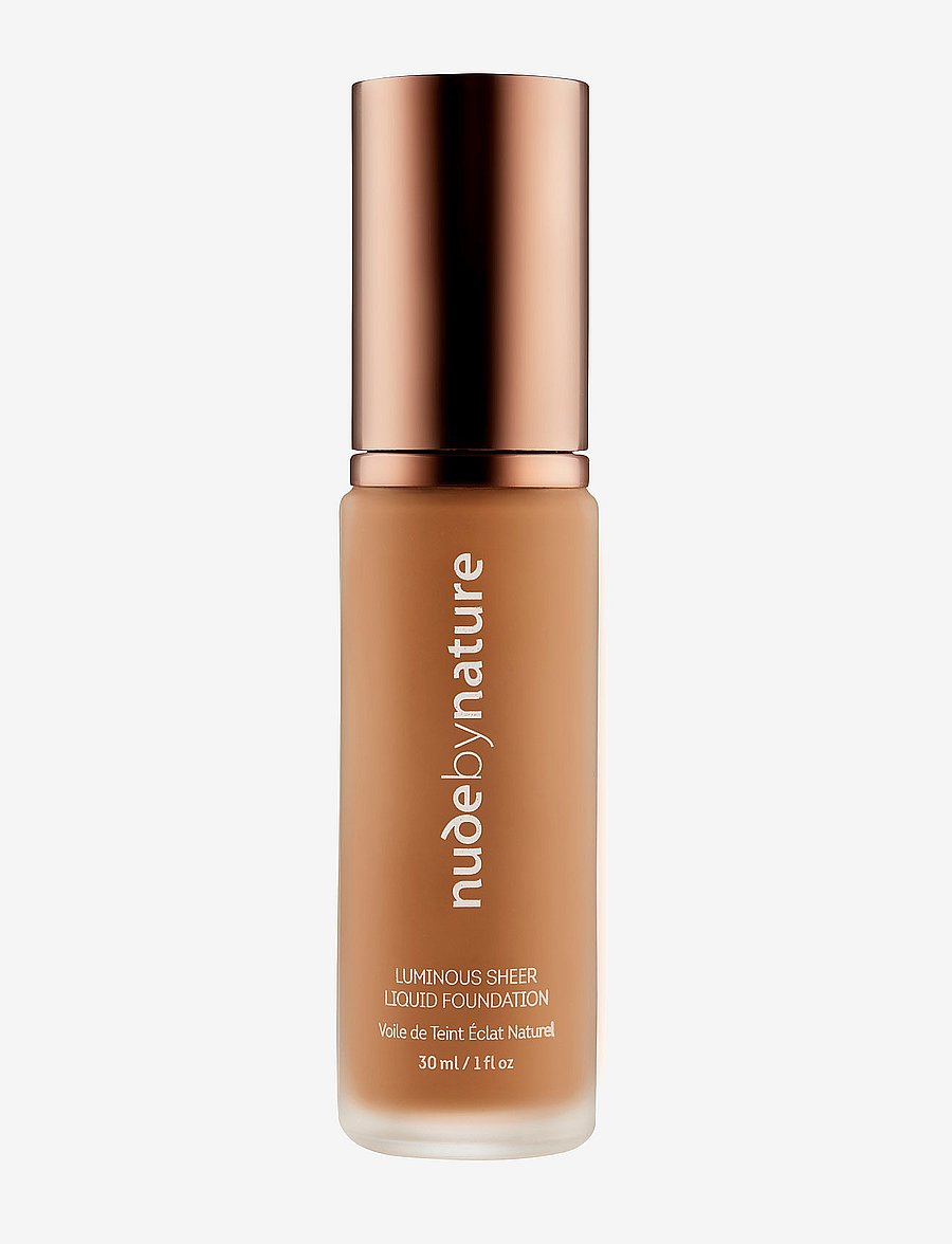 Nude by Nature - LUMINOUS SHEER LIQUID FOUNDATION - smink - w4 brunette - 0