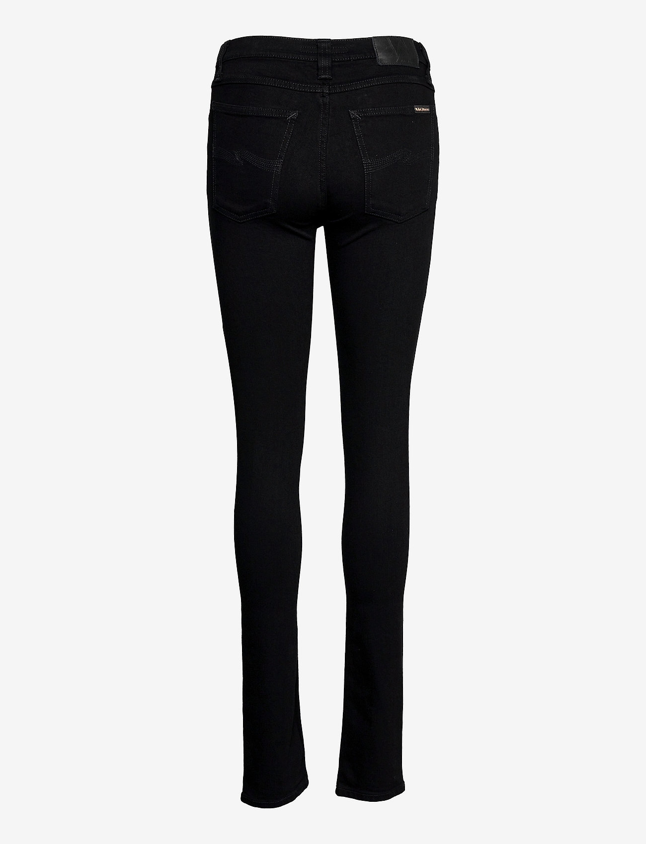 Nudie Jeans - High Kai - kitsad teksad - black black - 1