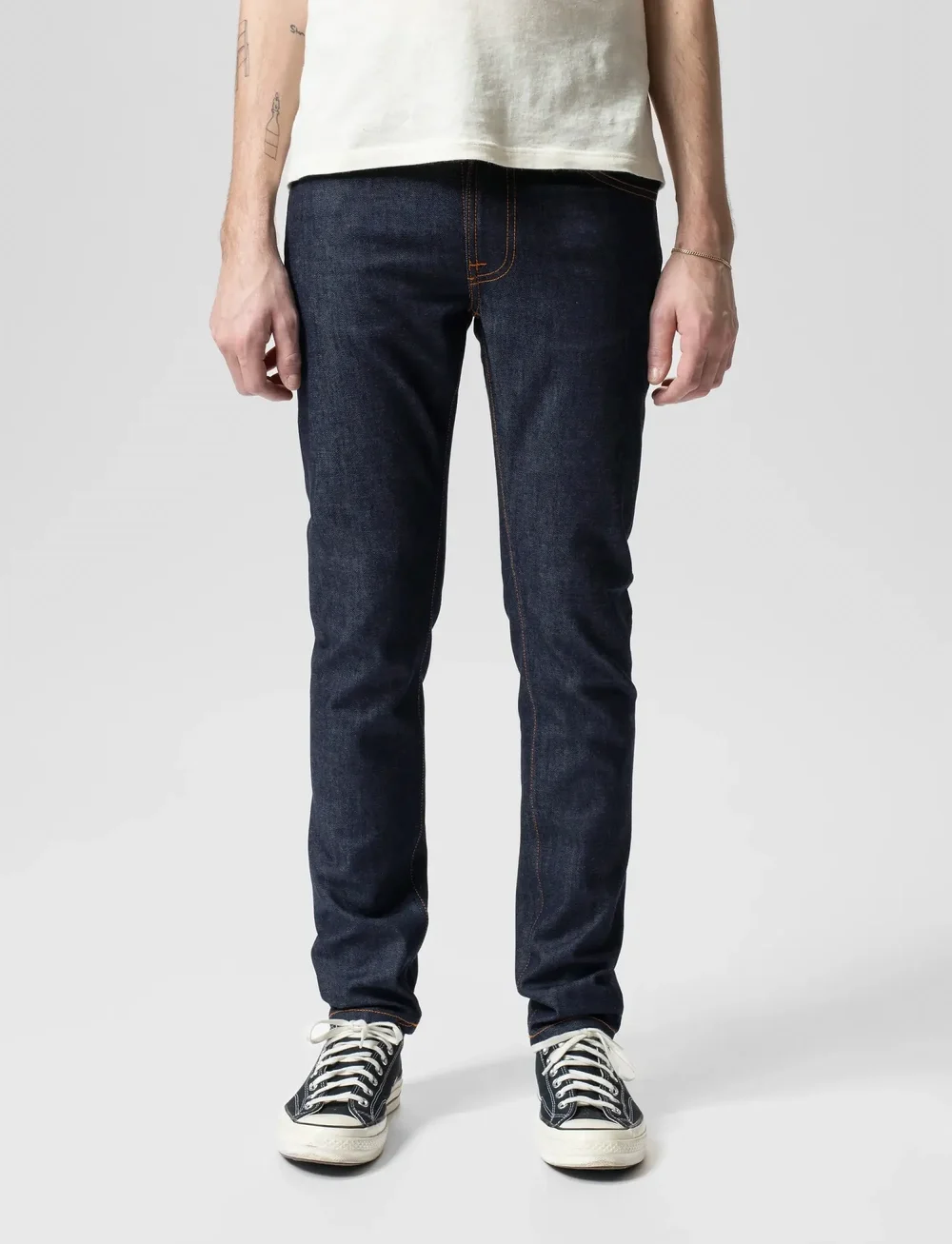 Nudie Jeans - Lean Dean - kitsad teksad - dry 16 dips - 4