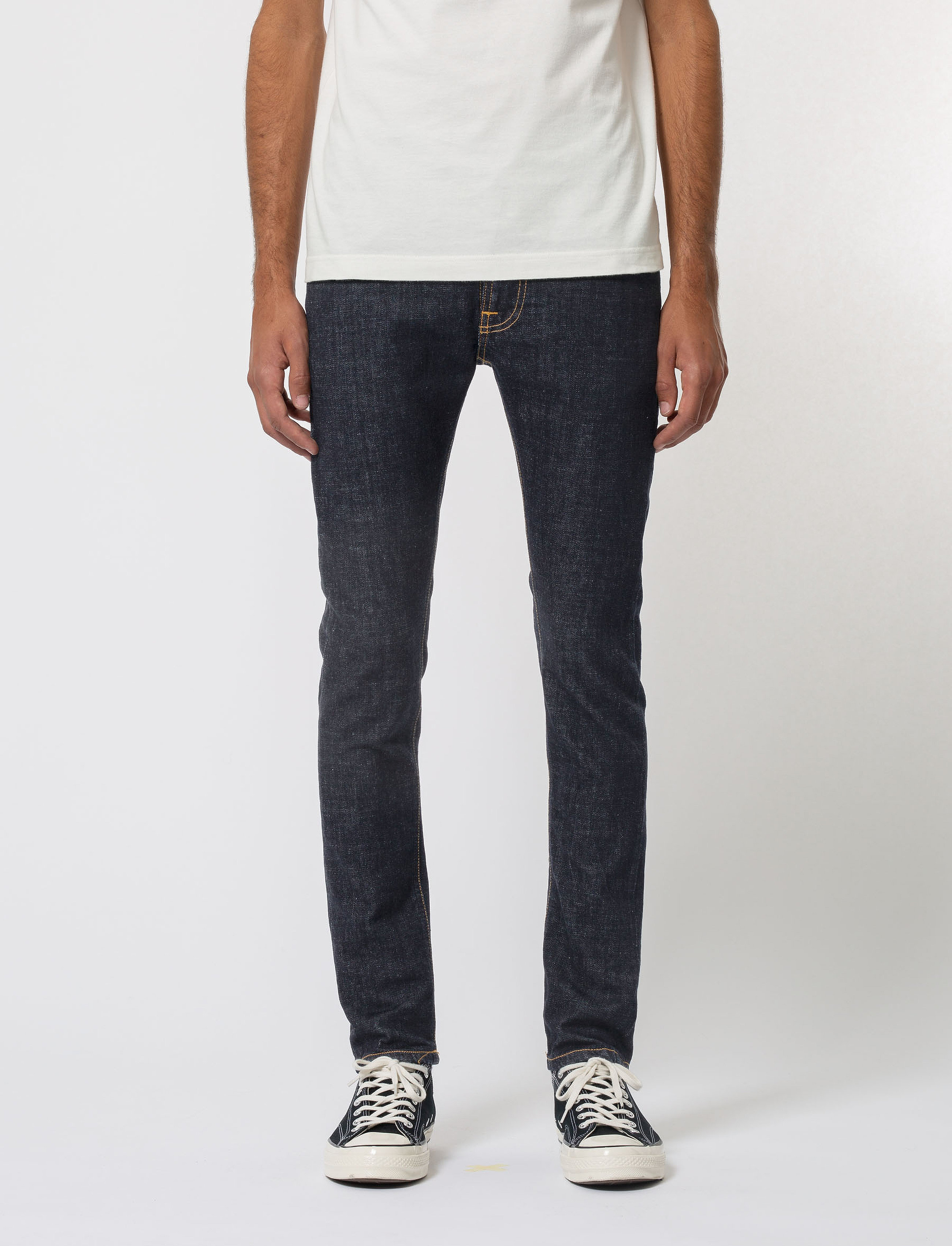 Nudie Jeans Tight Terry, 28 x 32, Jeans, Schwarz - Skinny, Männerswear