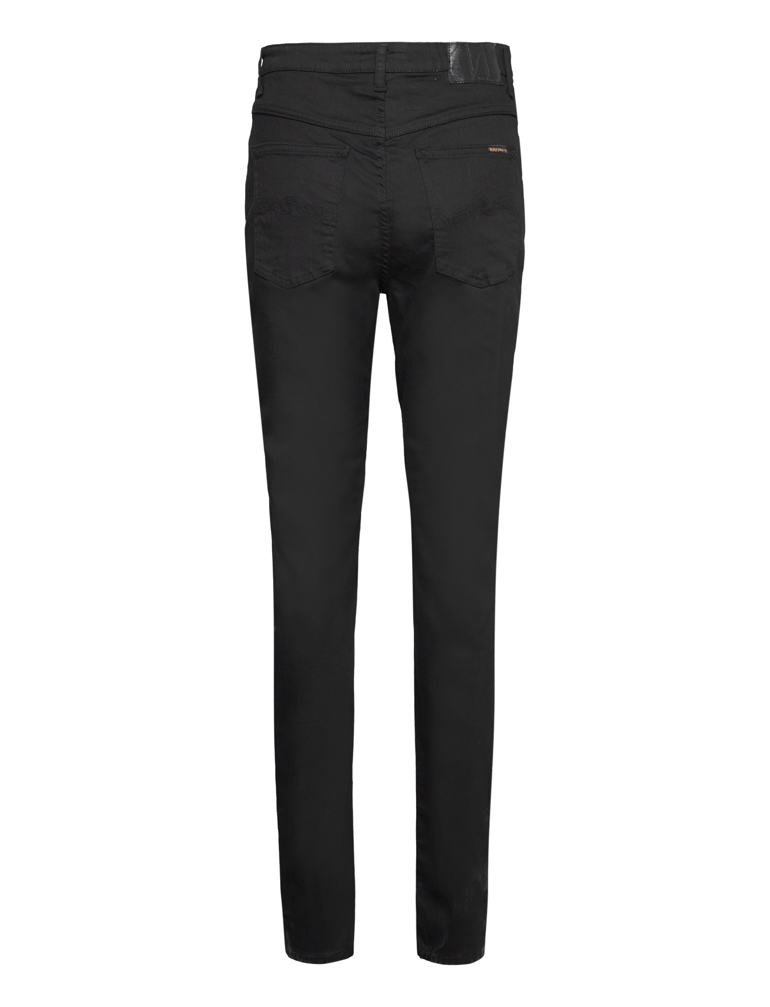 Nudie Jeans - Hightop Tilde - kitsad teksad - everblack - 2