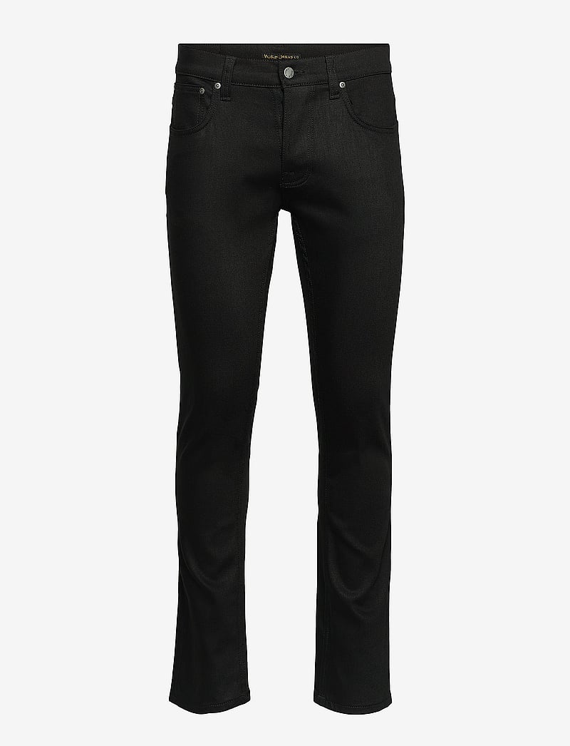 Nudie Jeans - Grim Tim - kitsad teksad - dry ever black - 1