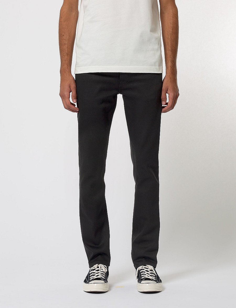 Nudie Jeans - Grim Tim - slim jeans - dry ever black - 0