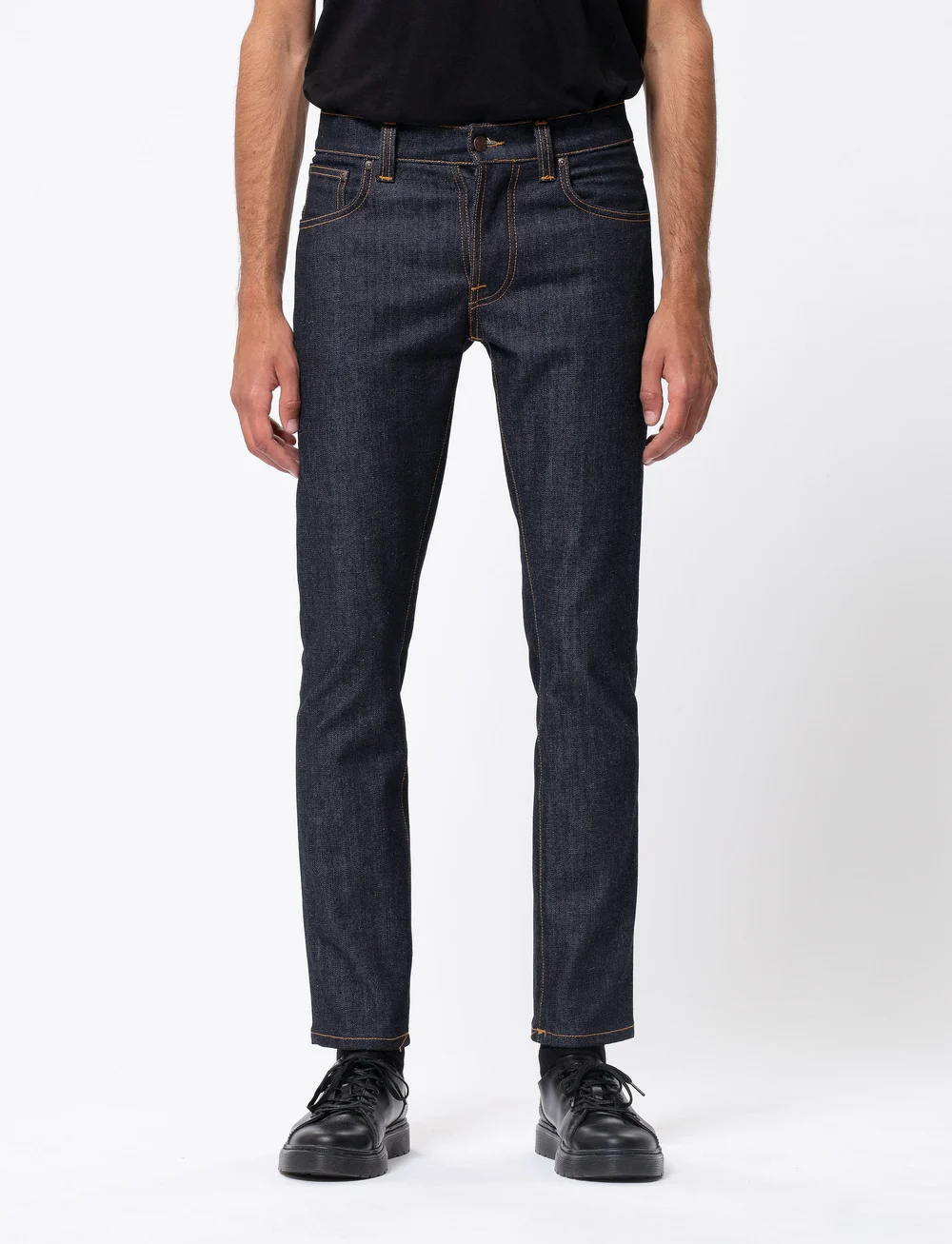 Nudie Jeans - Grim Tim - kitsad teksad - dry true navy - 0