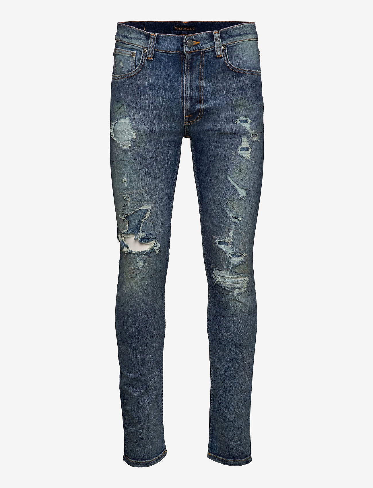 Nudie Jeans - Lean Dean Authentic Stitched - slim fit -farkut - authentic stitched - 0