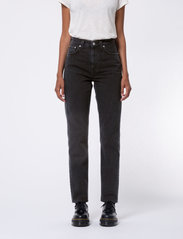 Nudie Jeans - Breezy Britt - straight jeans - black worn - 0