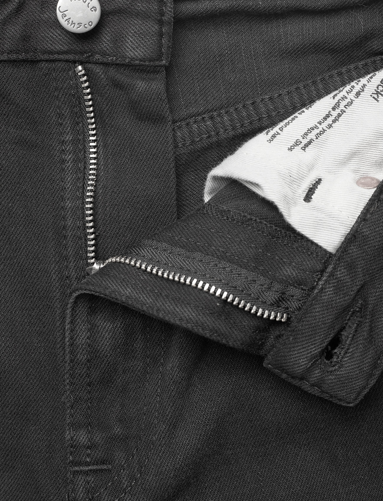 Nudie Jeans - Breezy Britt - straight jeans - black worn - 6